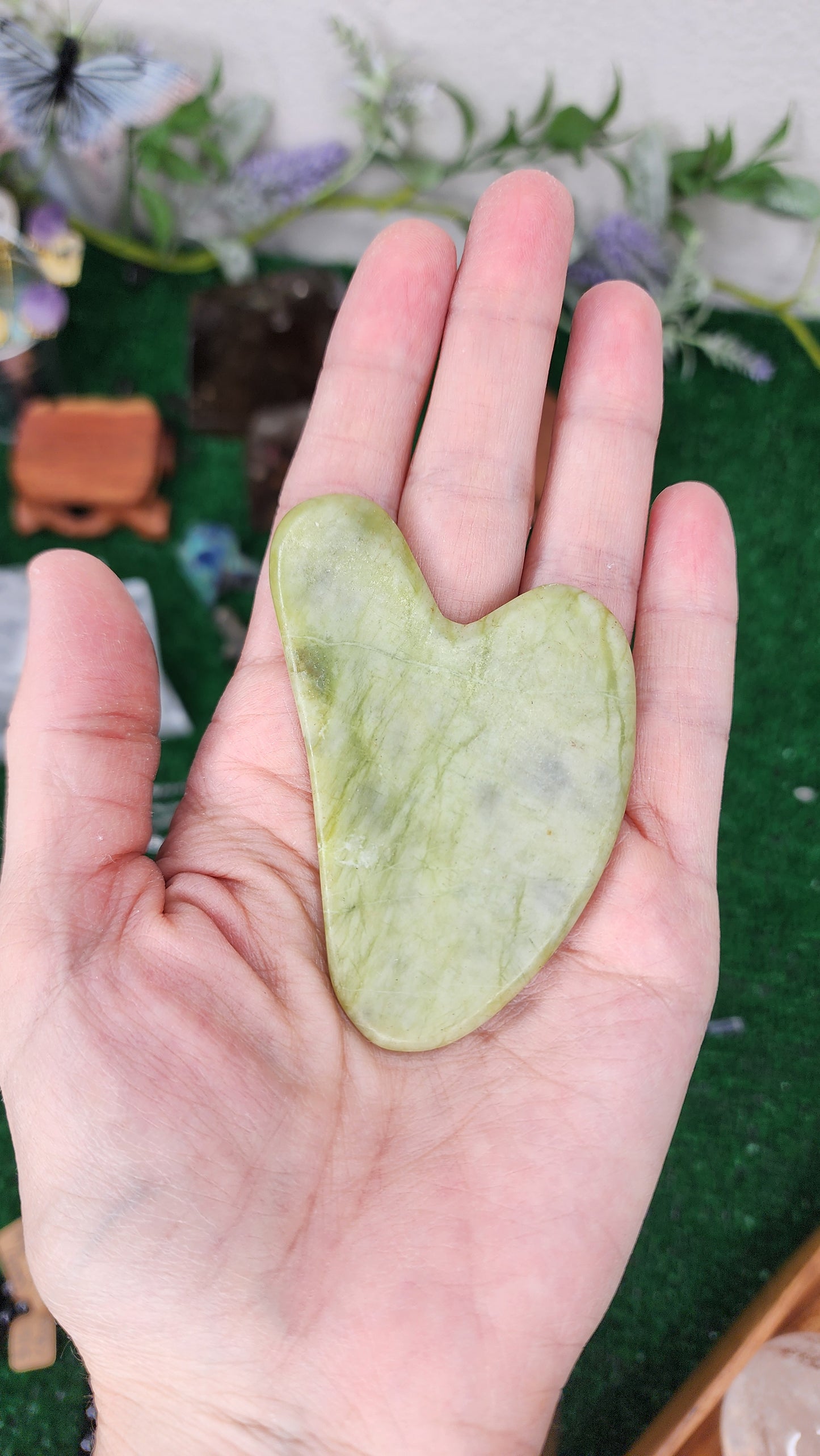 Green Jade Face Gua Sha Tools