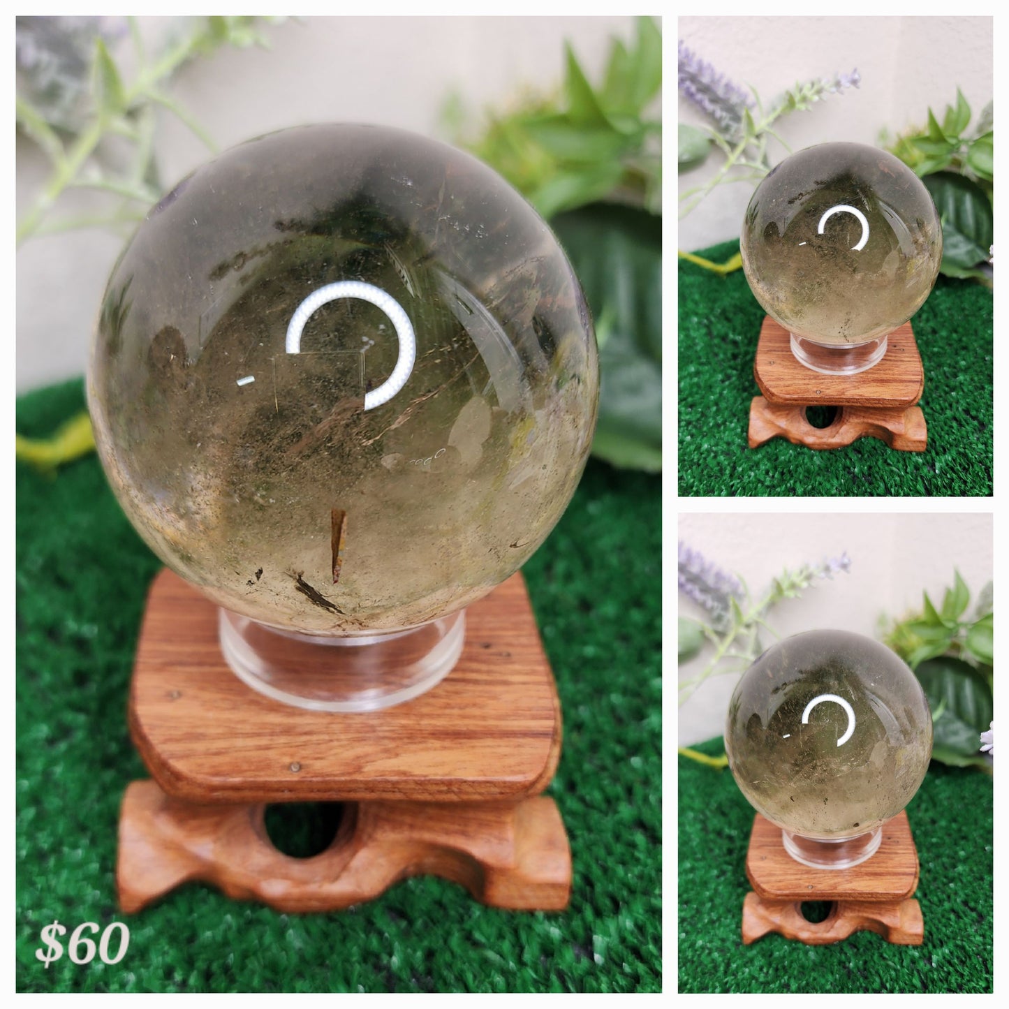 Smoky Quartz Spheres