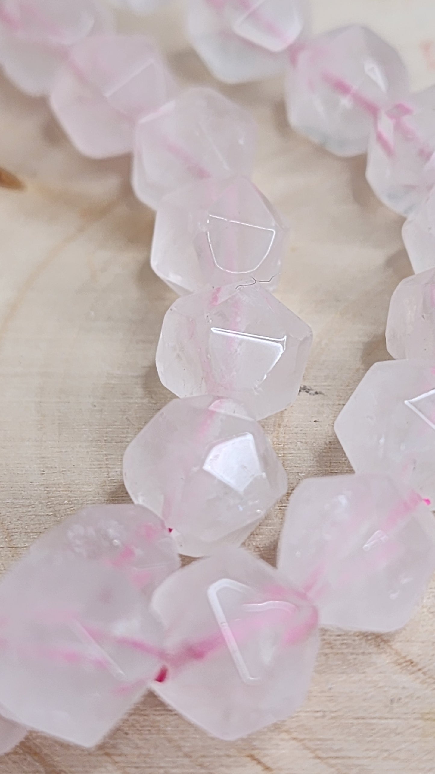 Faceted Rose Quartz Bracelets (10mm)