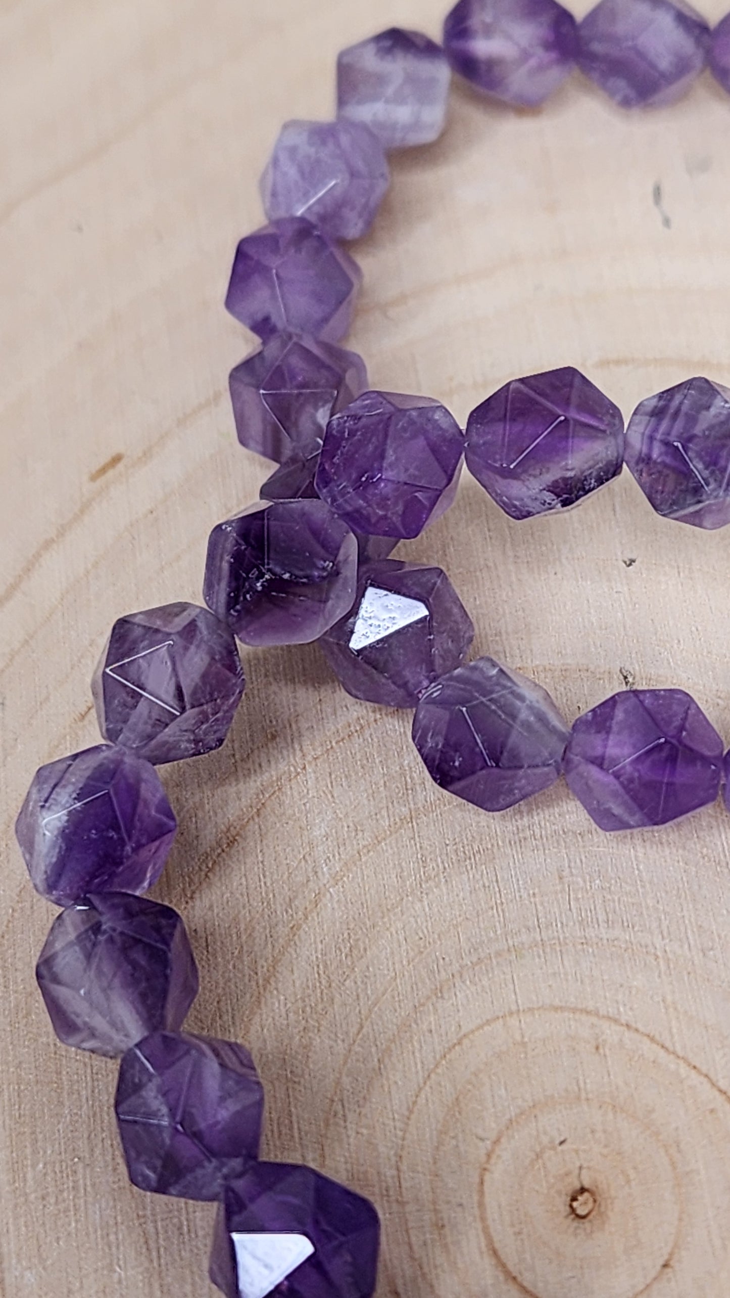 Faceted Dream Amethyst Bracelets (8mm)