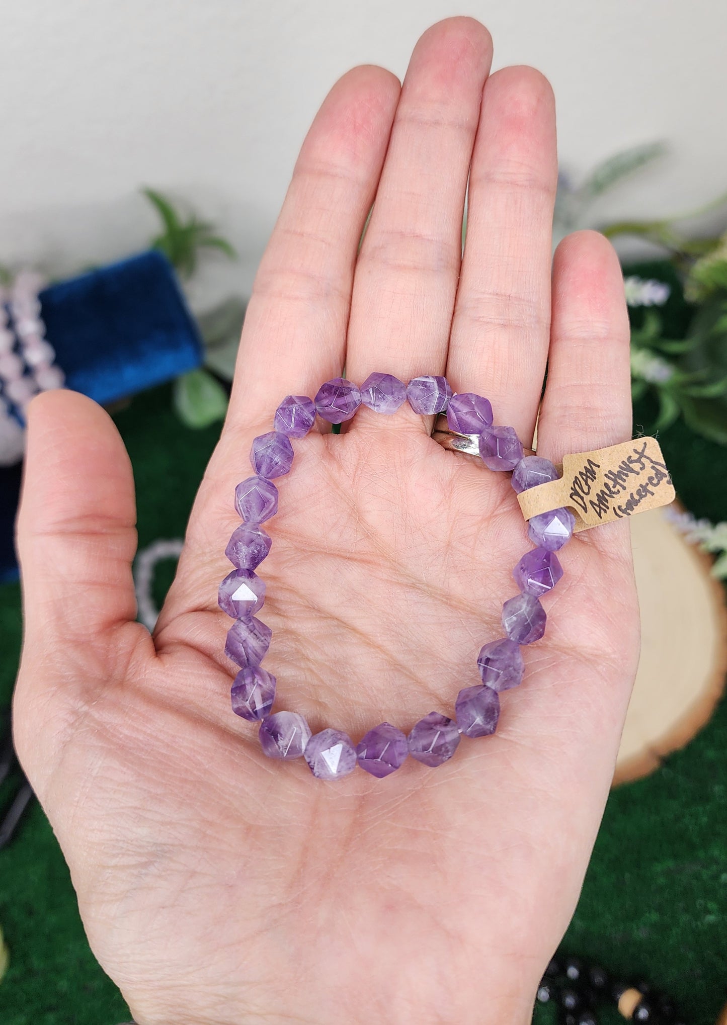 Faceted Dream Amethyst Bracelets (8mm)