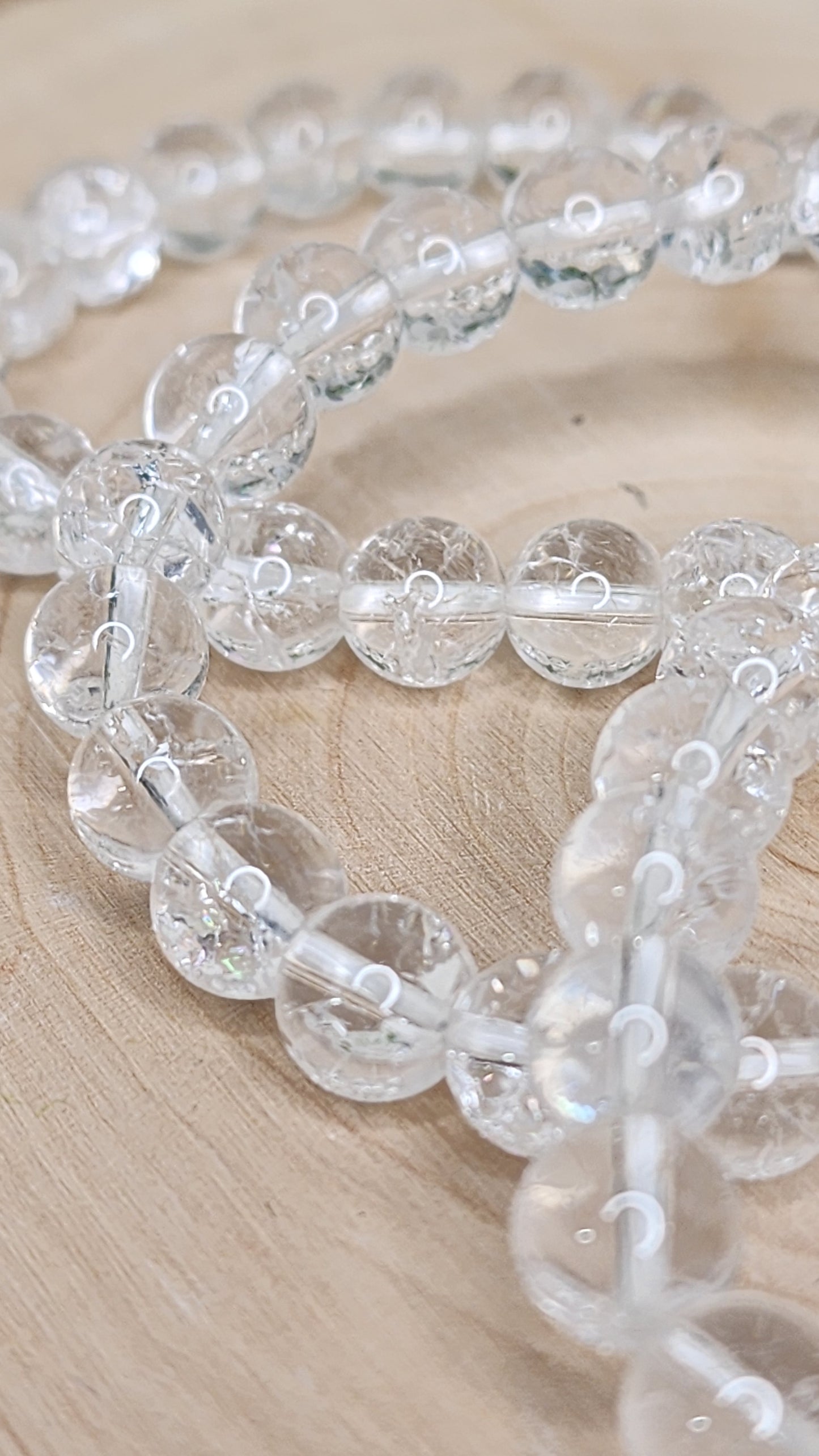 Crackle Quartz Beaded Bracelets (8mm)