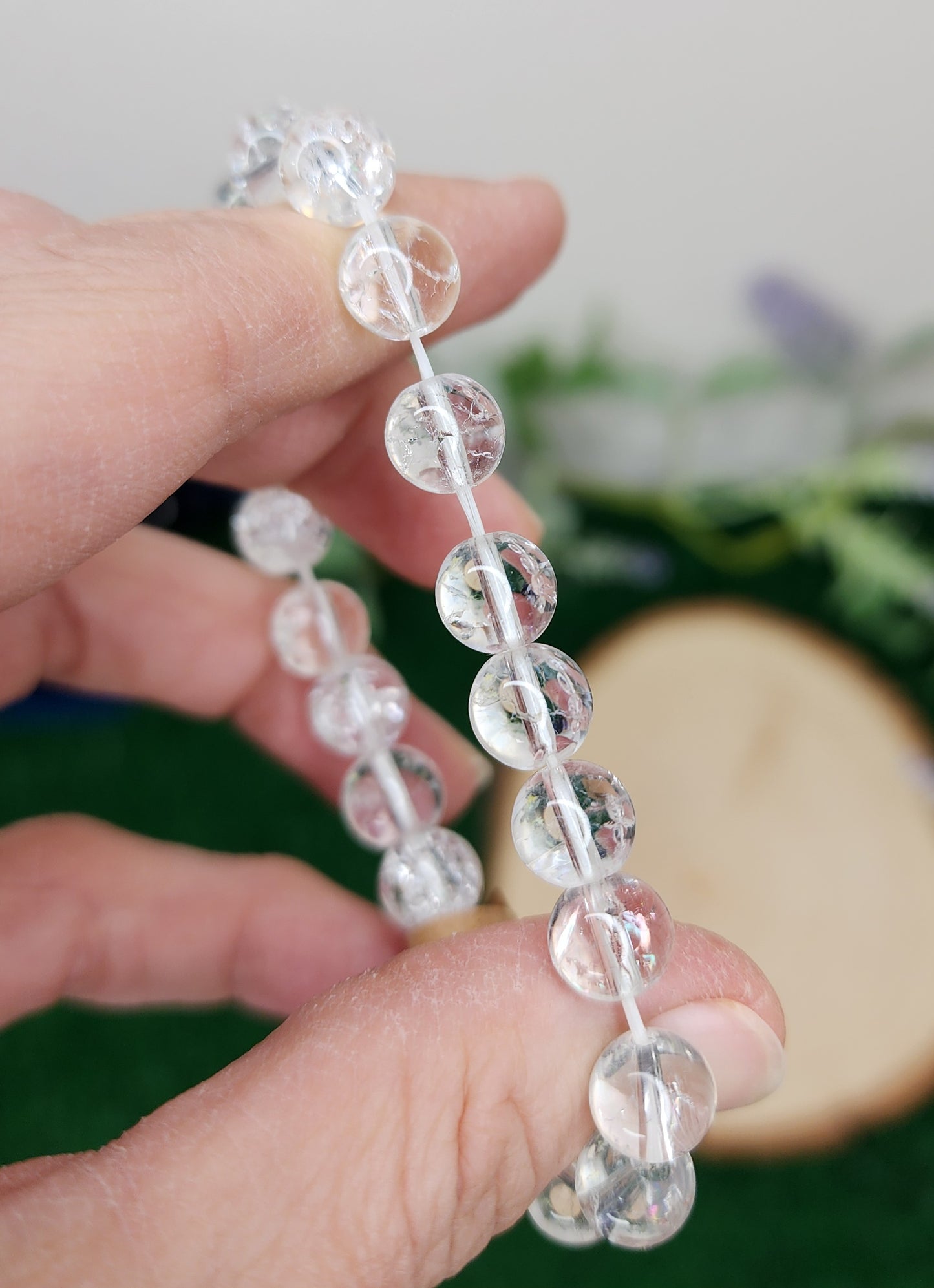 Crackle Quartz Beaded Bracelets (8mm)