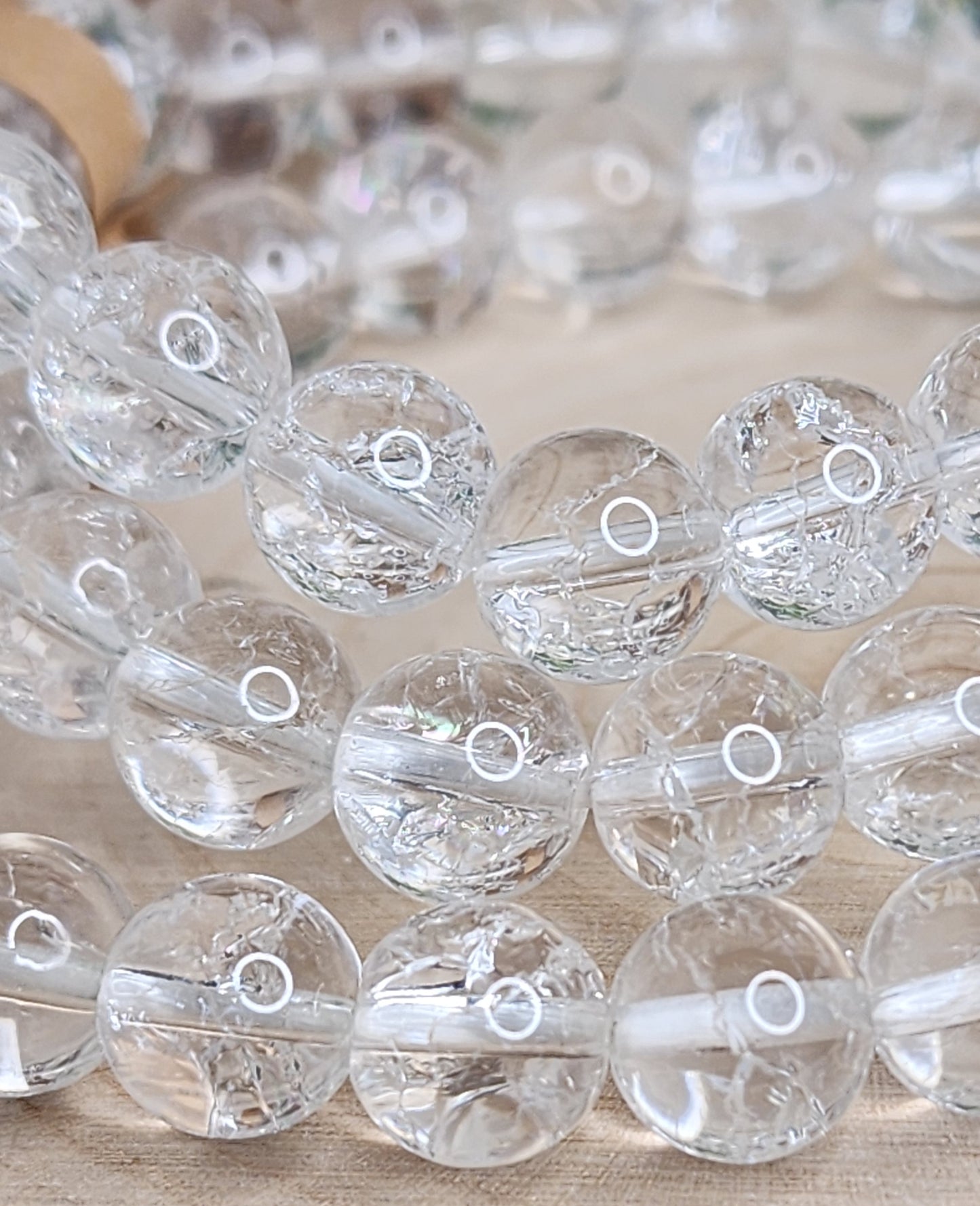 Crackle Quartz Beaded Bracelets (8mm)