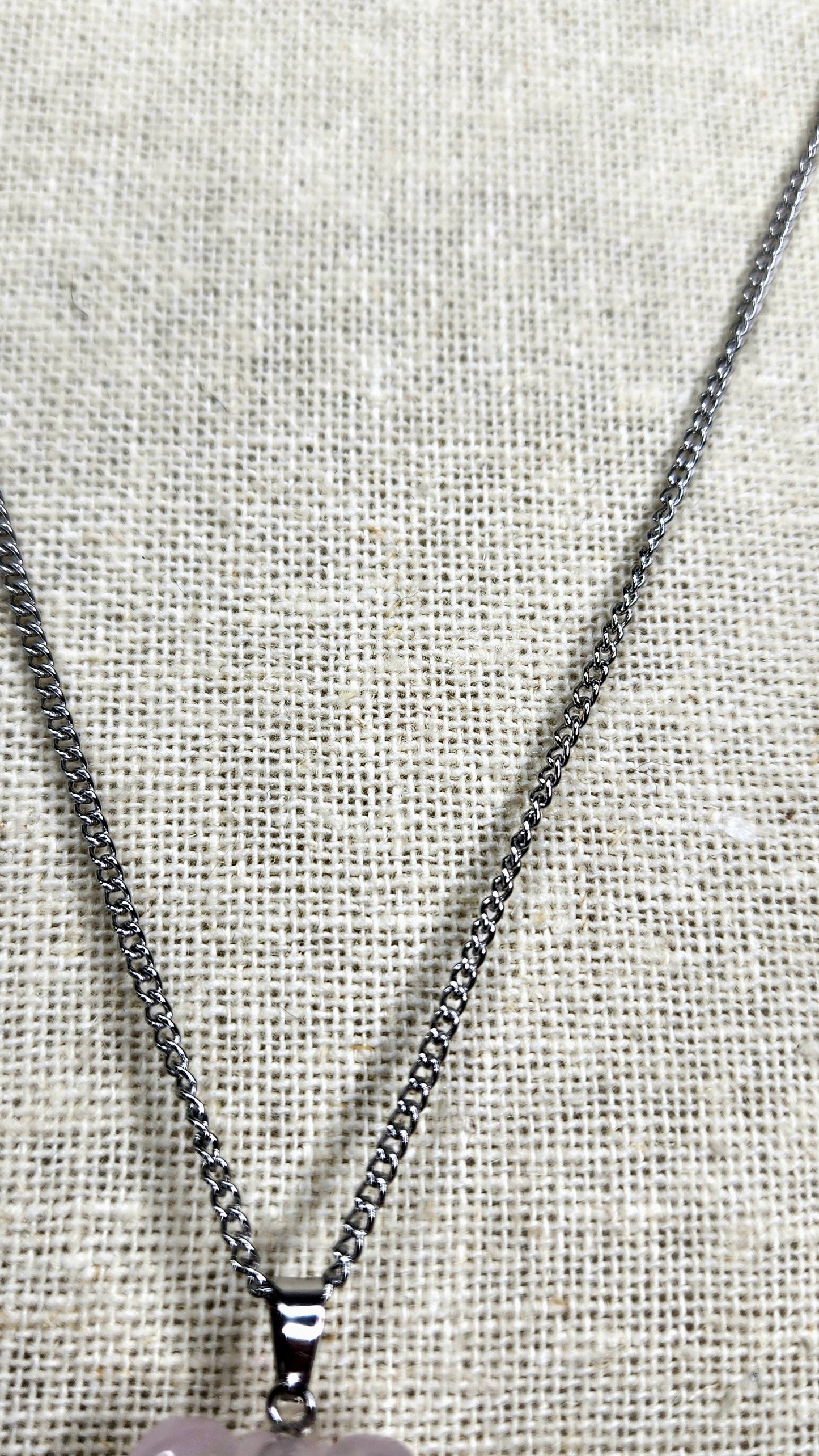 Rose Quartz Angel Necklaces