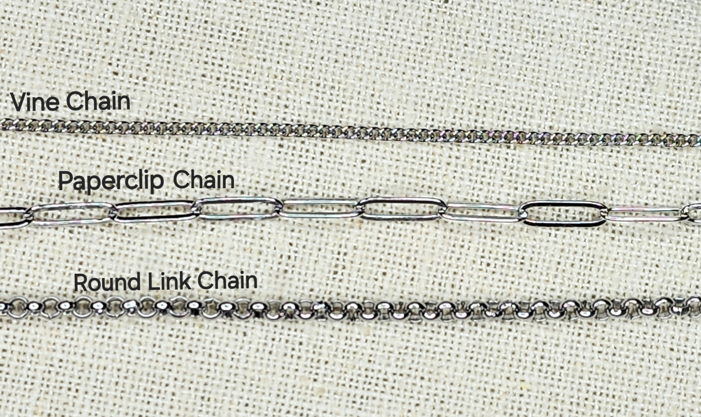 Rhodochrosite Heart Necklaces