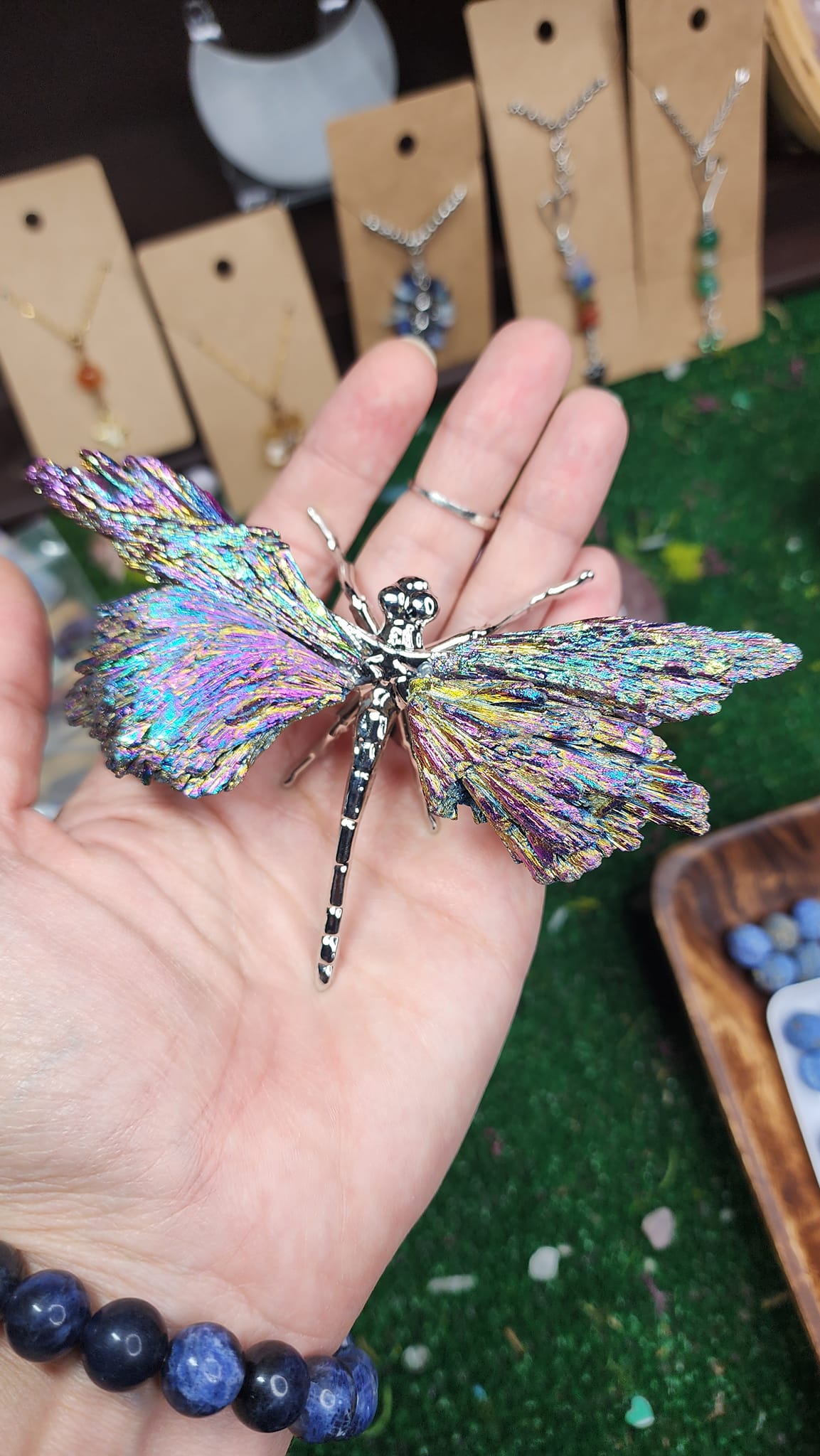 Titanium Aura Black Kyanite Dragonflies 🧚‍♂️