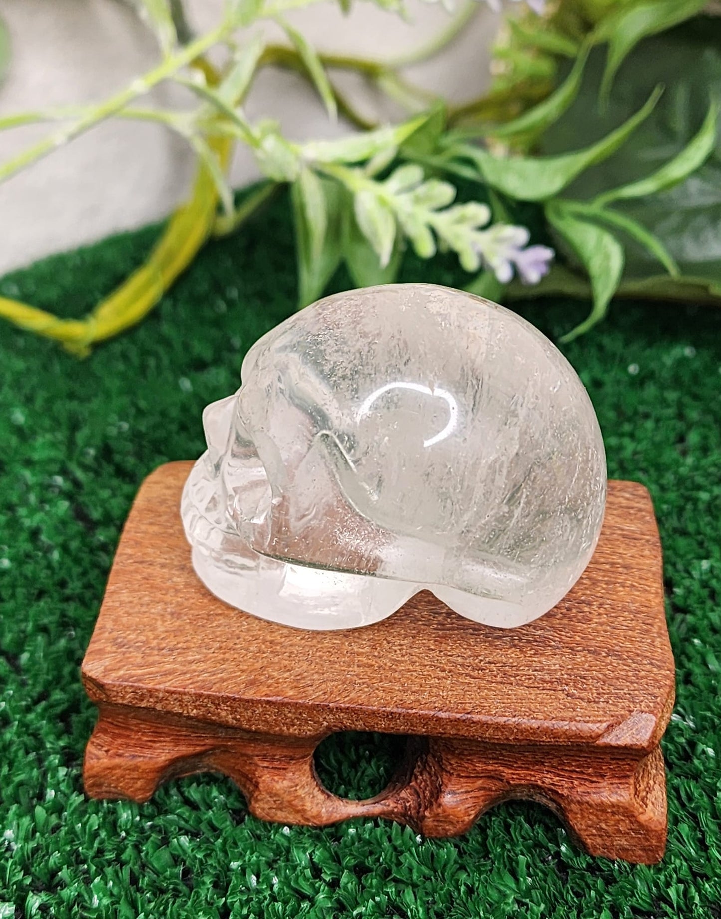 Clear Quartz Crystal Skull