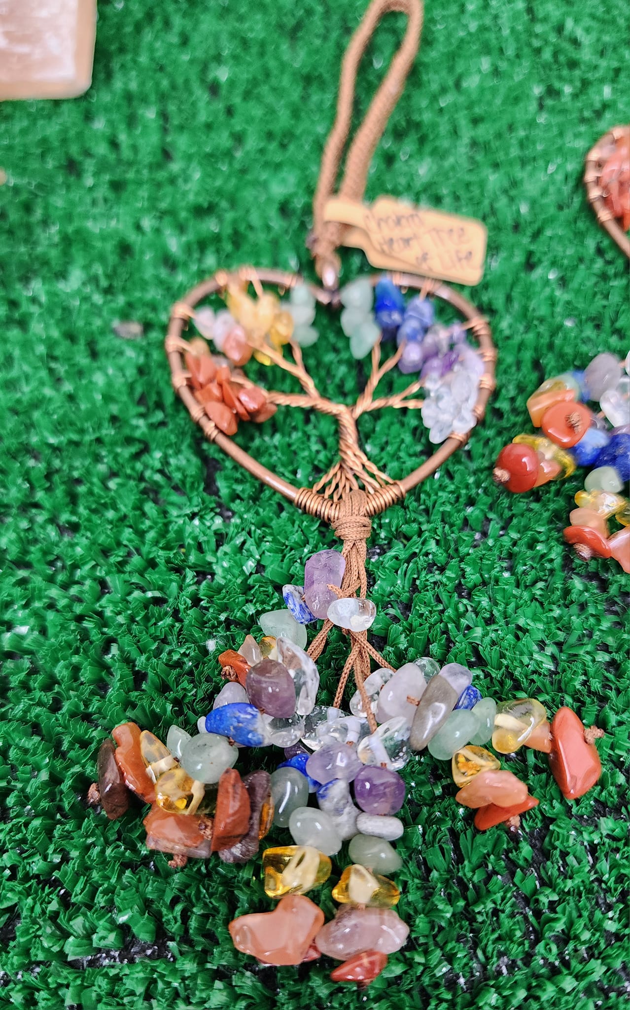 Tree of Life Heart Chakra Hangers
