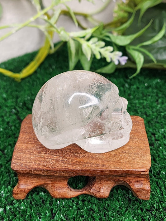 Clear Quartz Crystal Skull