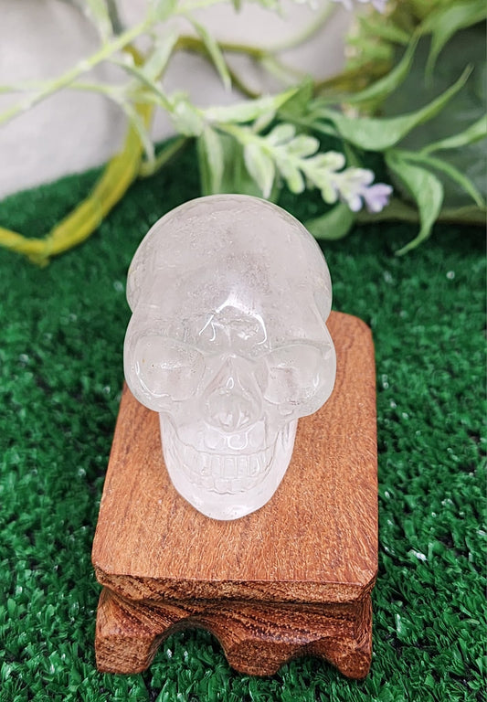 Clear Quartz Crystal Skull