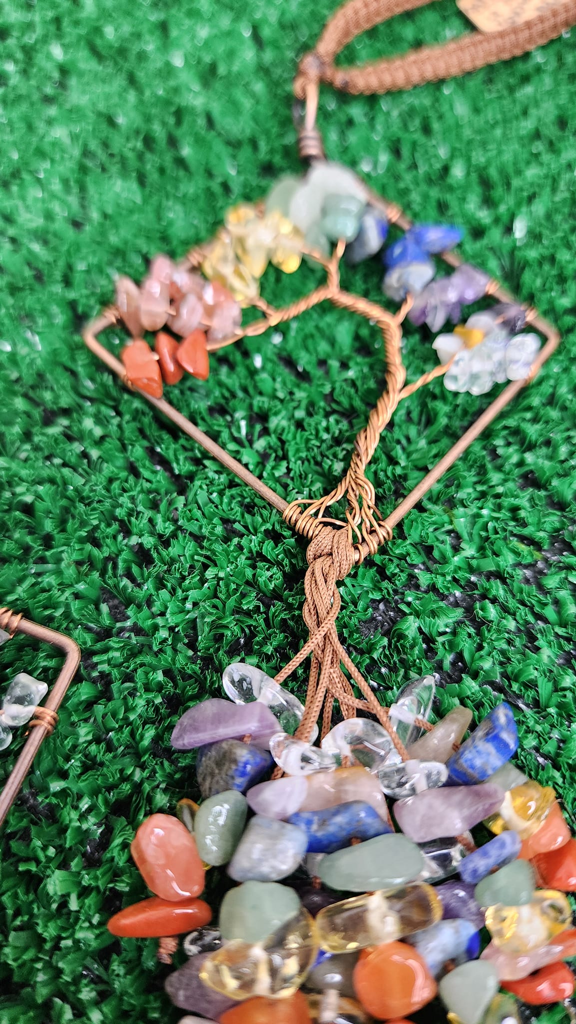 Tree of Life Diamond Chakra Hangers