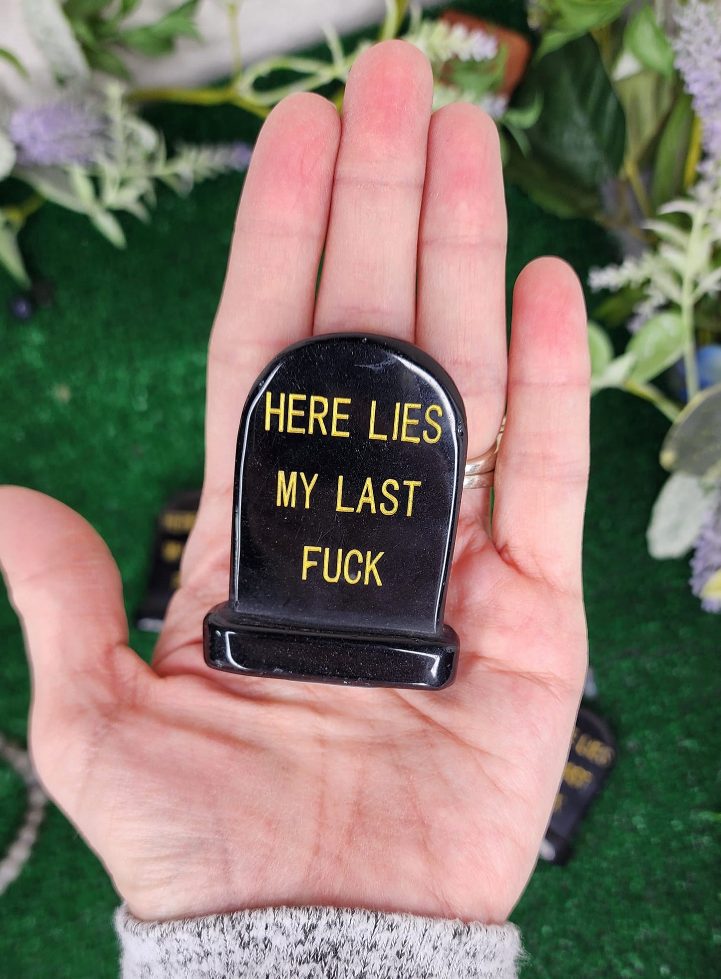 "Here Lies My Last F*ck" Gravestones
