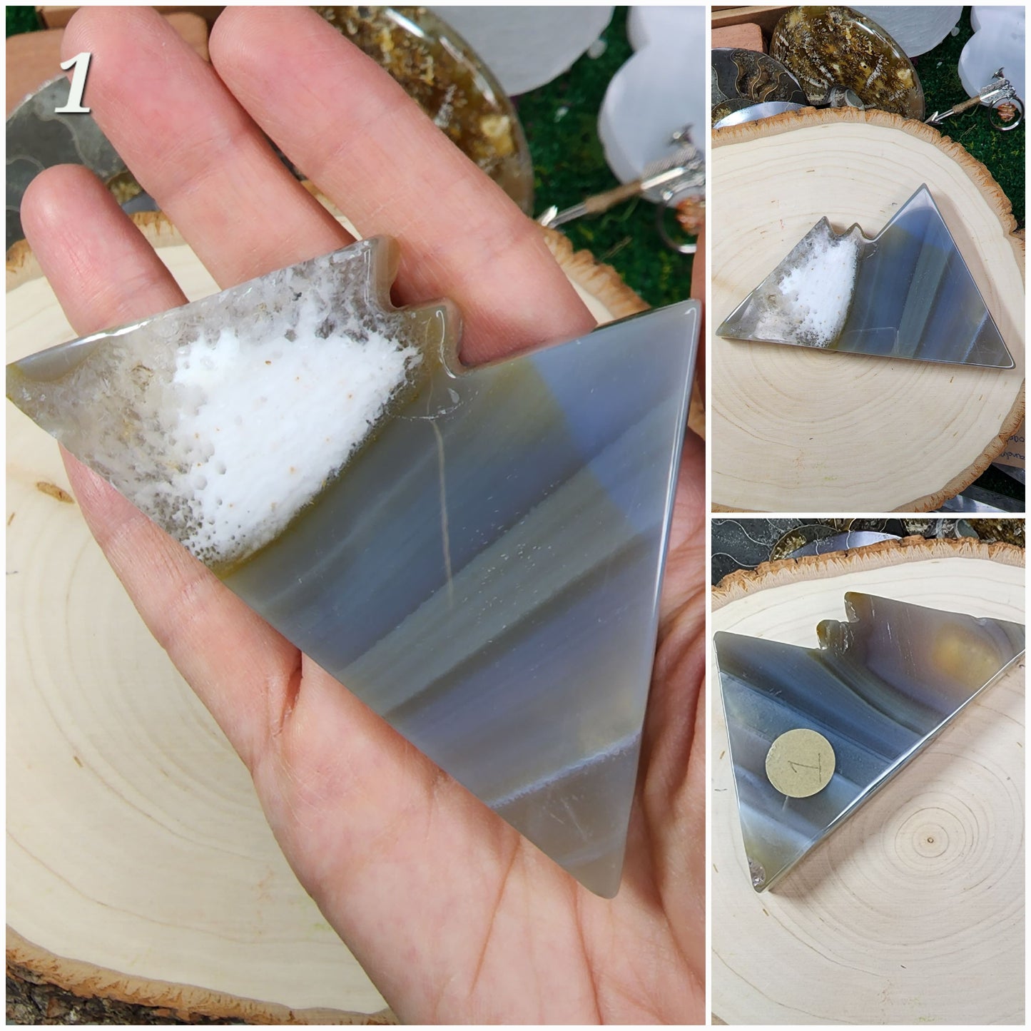 Druzy Agate Mountains