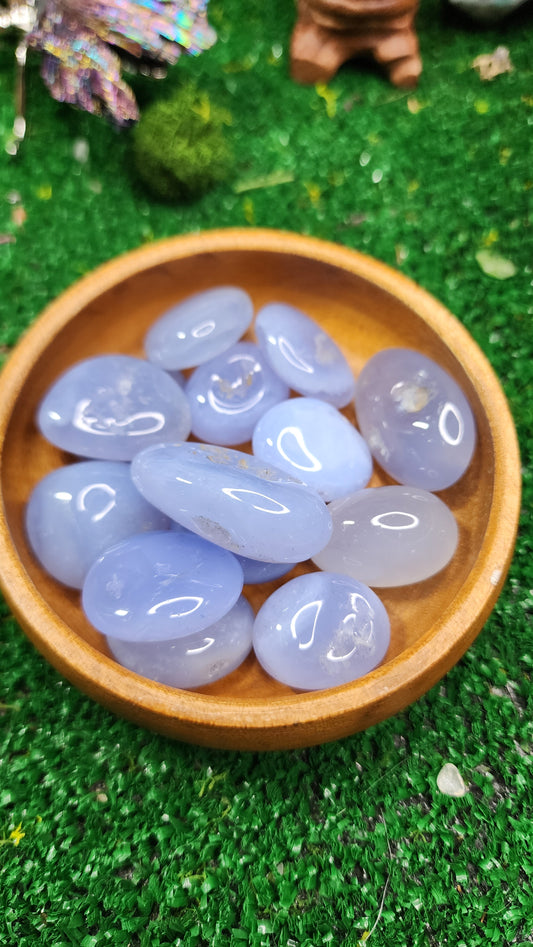 Blue Lace Agate Tumbles