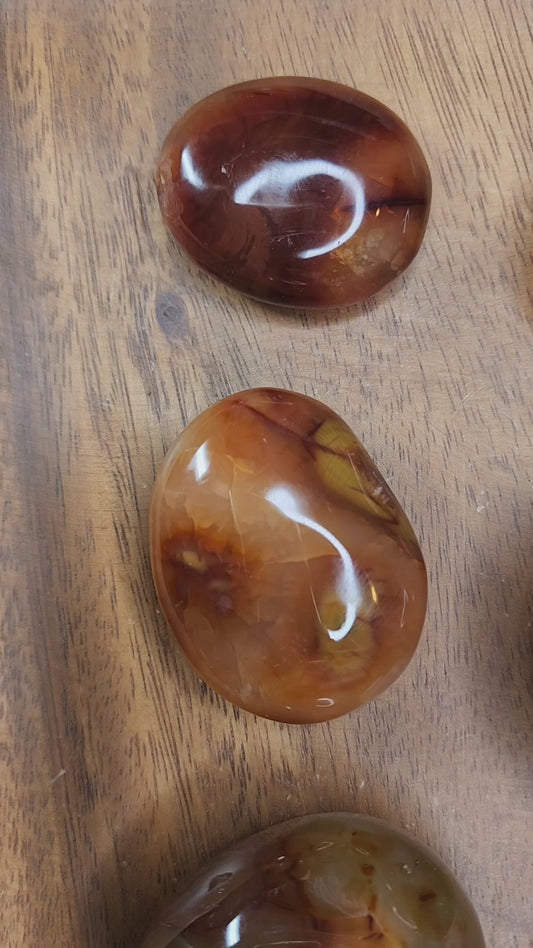 Carnelian Palm Stones 🧡❤️