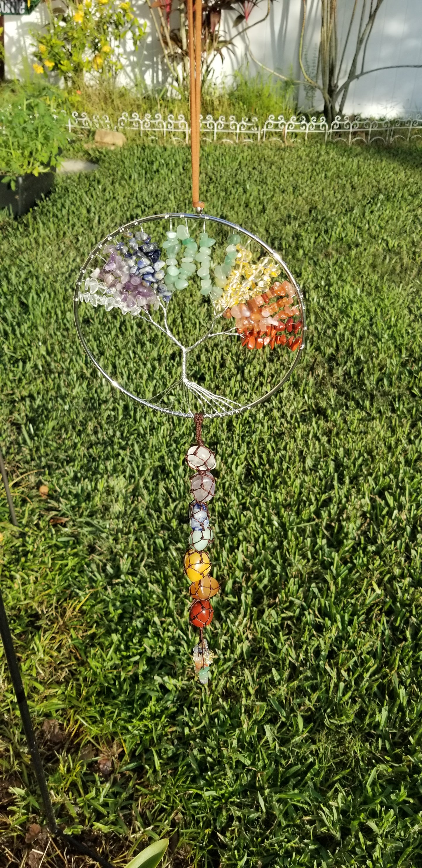 Large Silver Tree of Life (Crystal Decor Hanger)