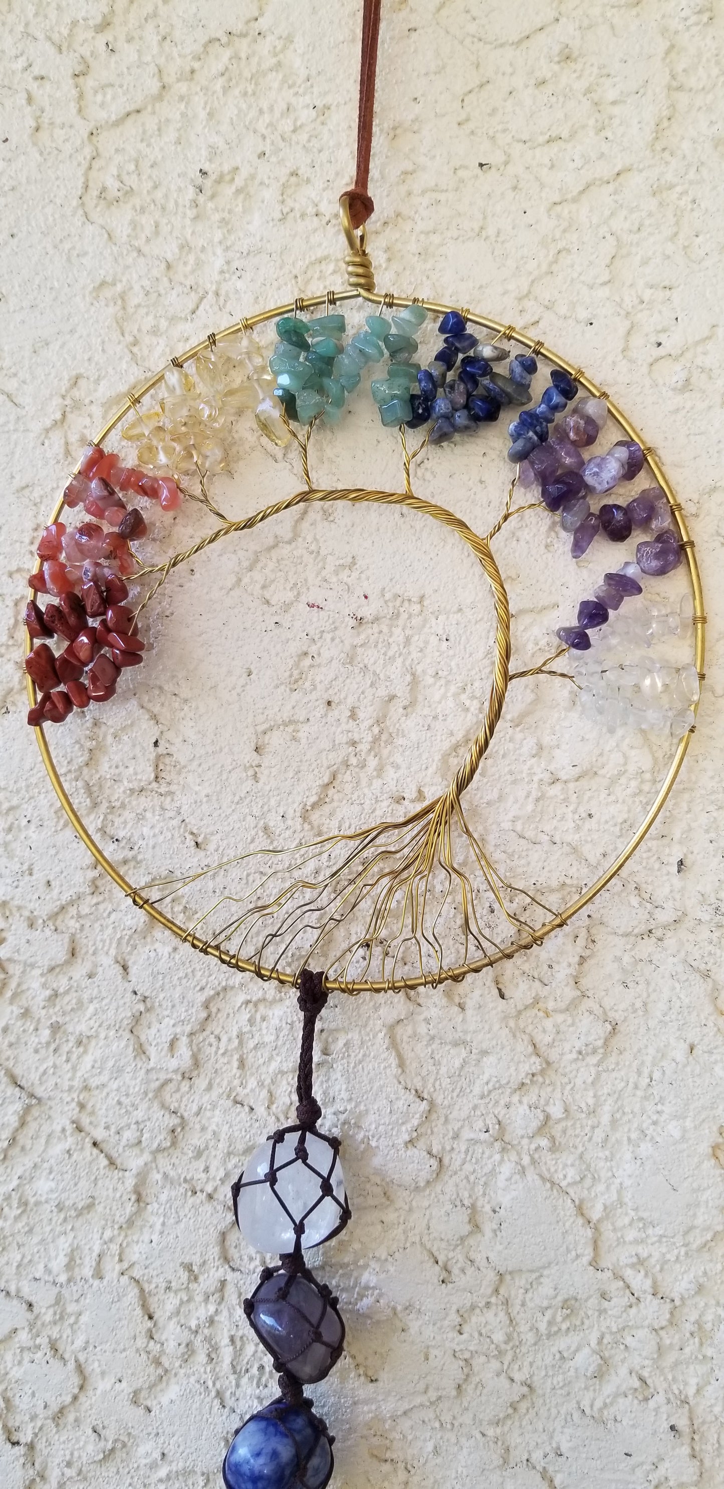 Large Gold Tree of Life (Crystal Decor Hanger)