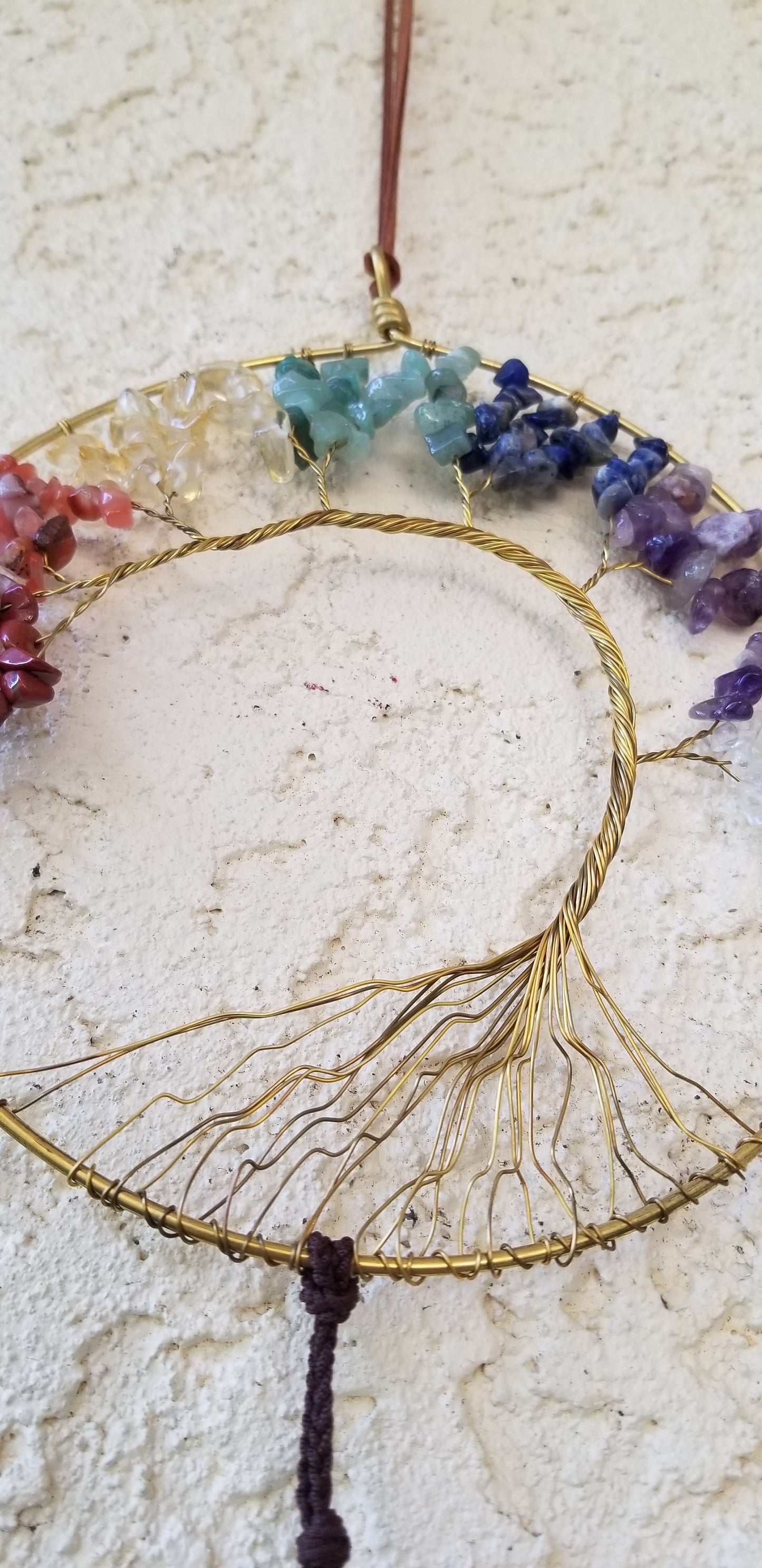 Large Gold Tree of Life (Crystal Decor Hanger)