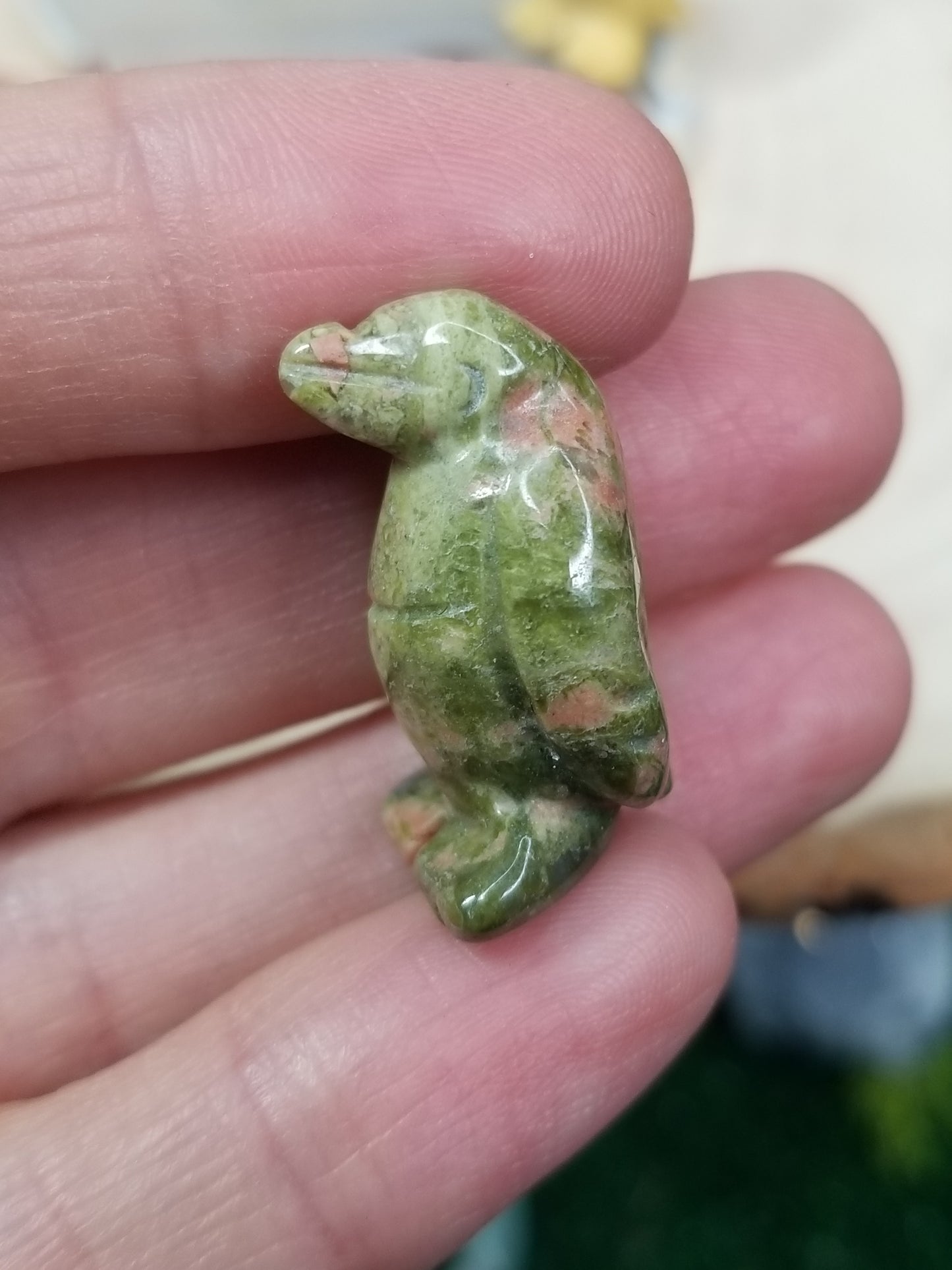 Carved Crystal Penguins