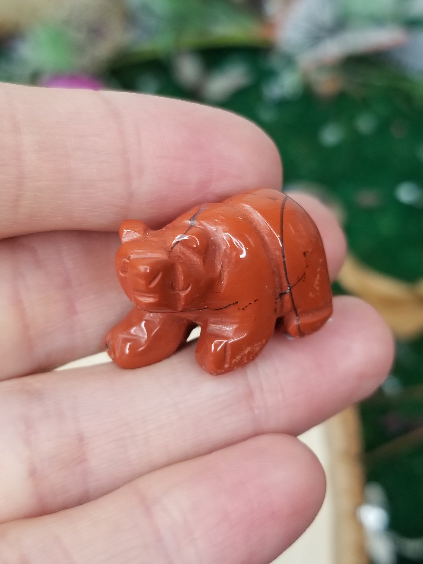 Carved Crystal Bears