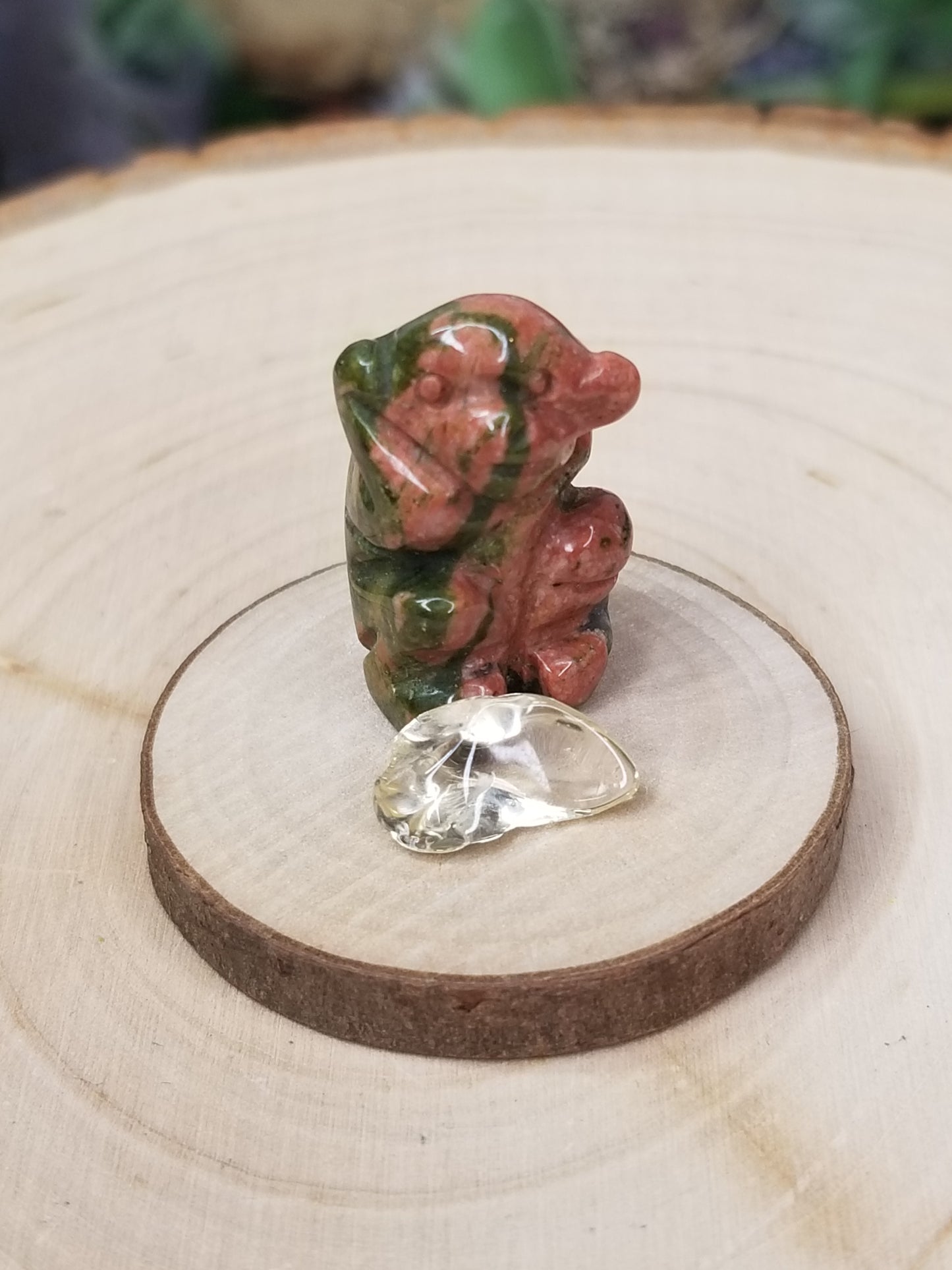 Carved Crystal Monkey
