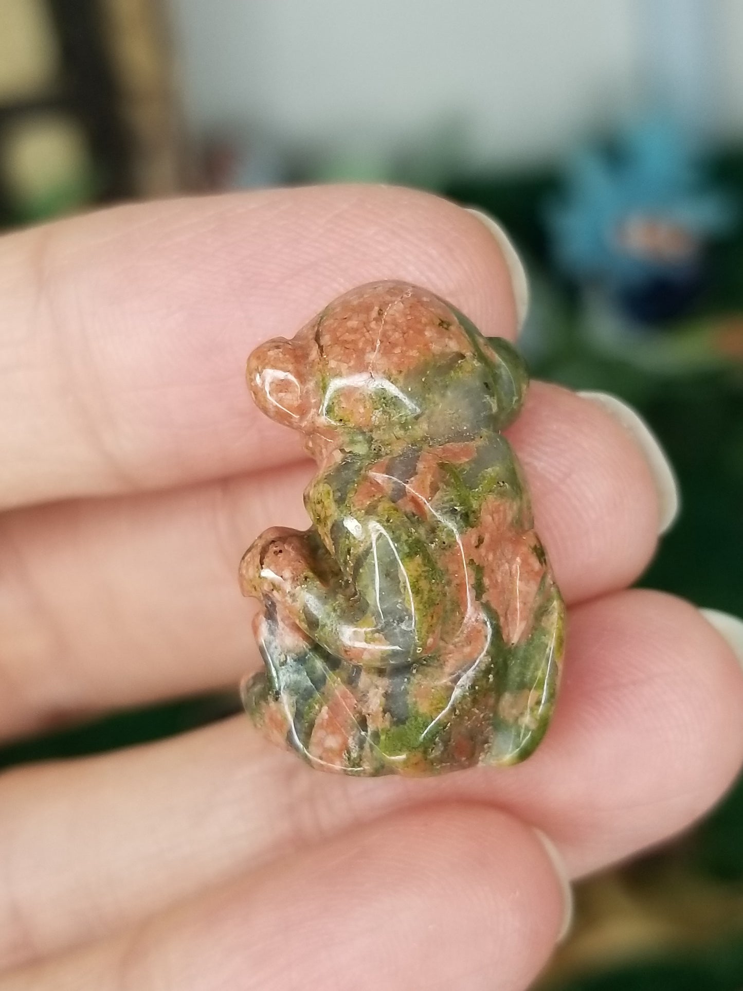 Carved Crystal Monkey