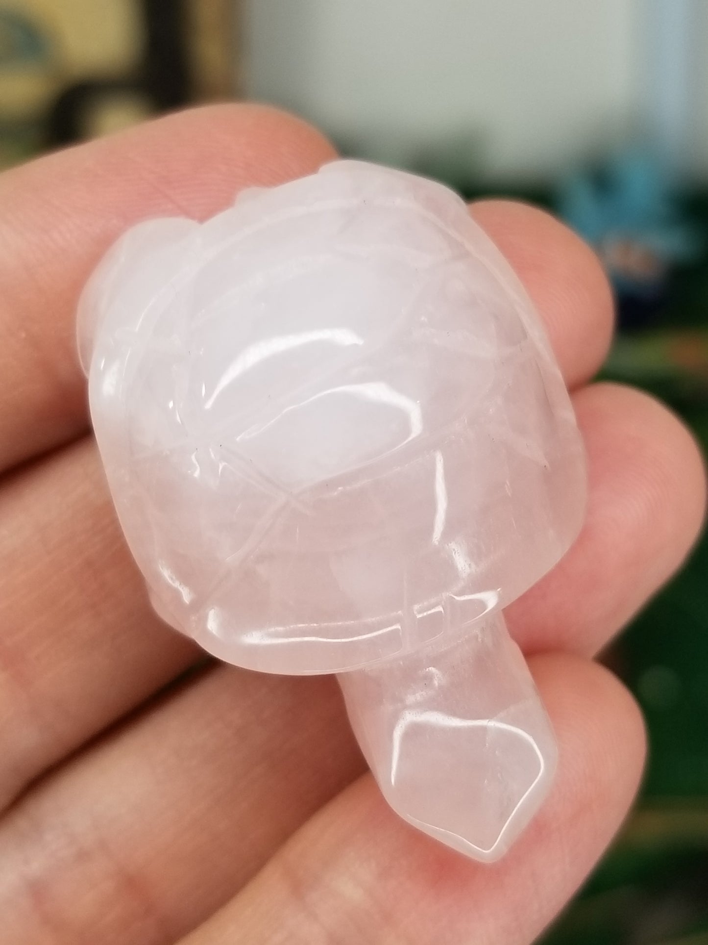 Carved Crystal Turtles