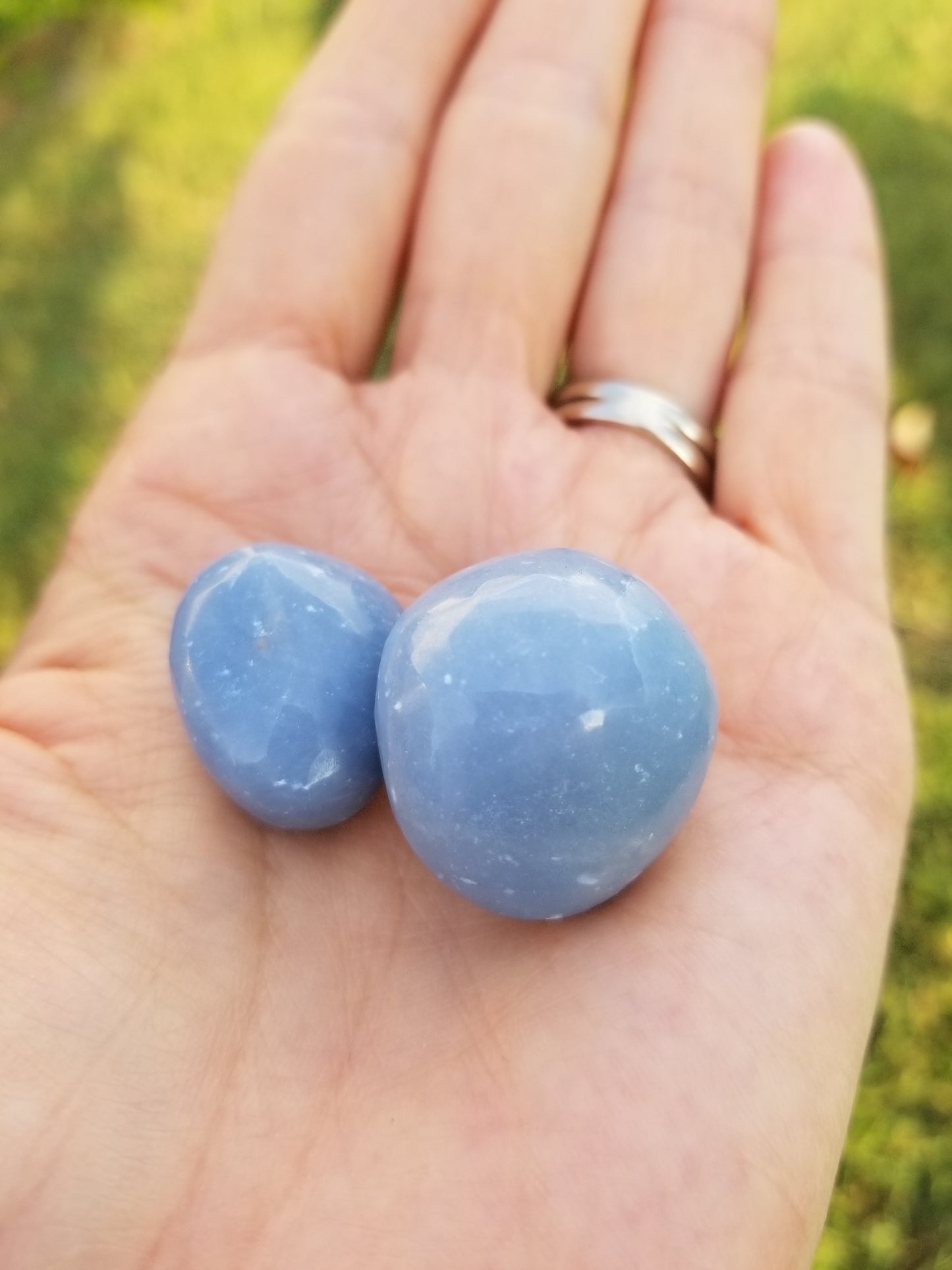 Angelite Tumbles