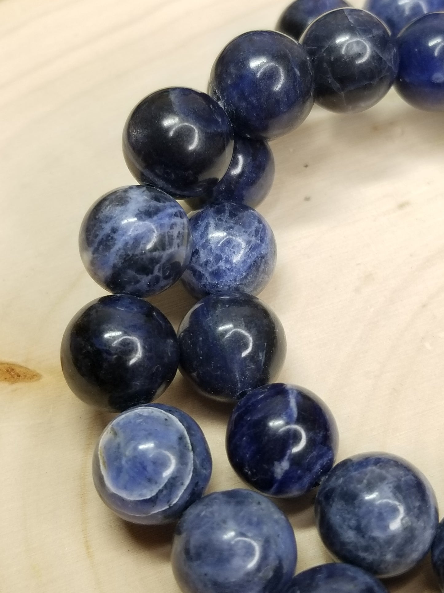 Sodalite Beaded Bracelets (10mm)