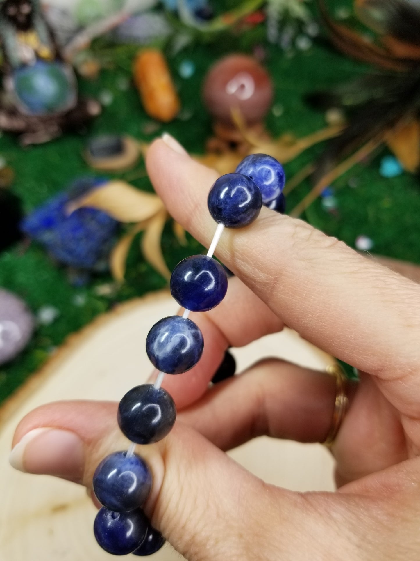 Sodalite Beaded Bracelets (10mm)