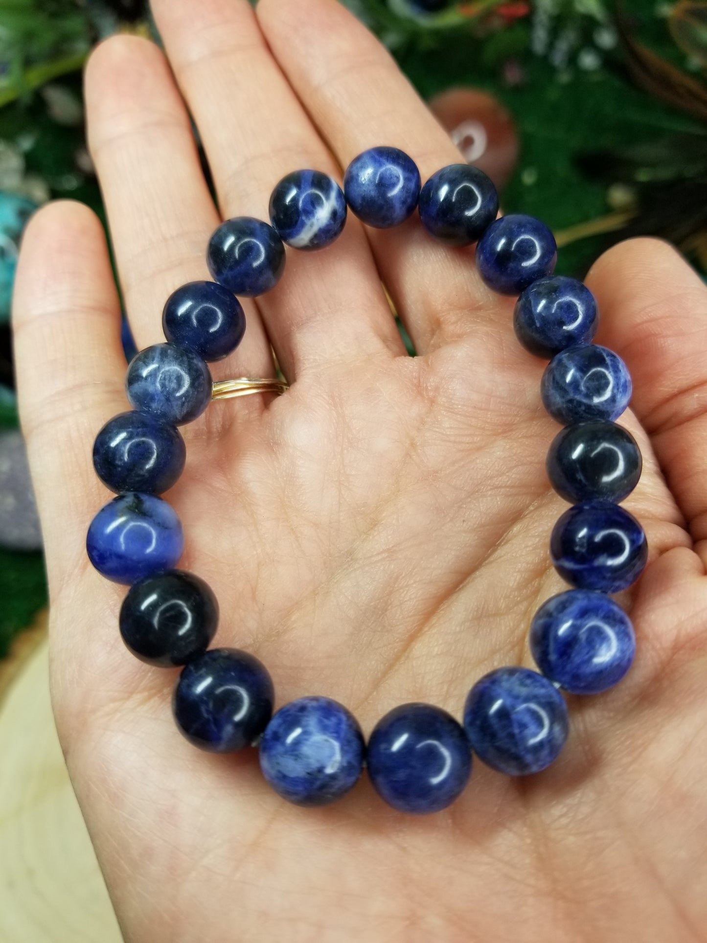 Sodalite Beaded Bracelets (10mm)