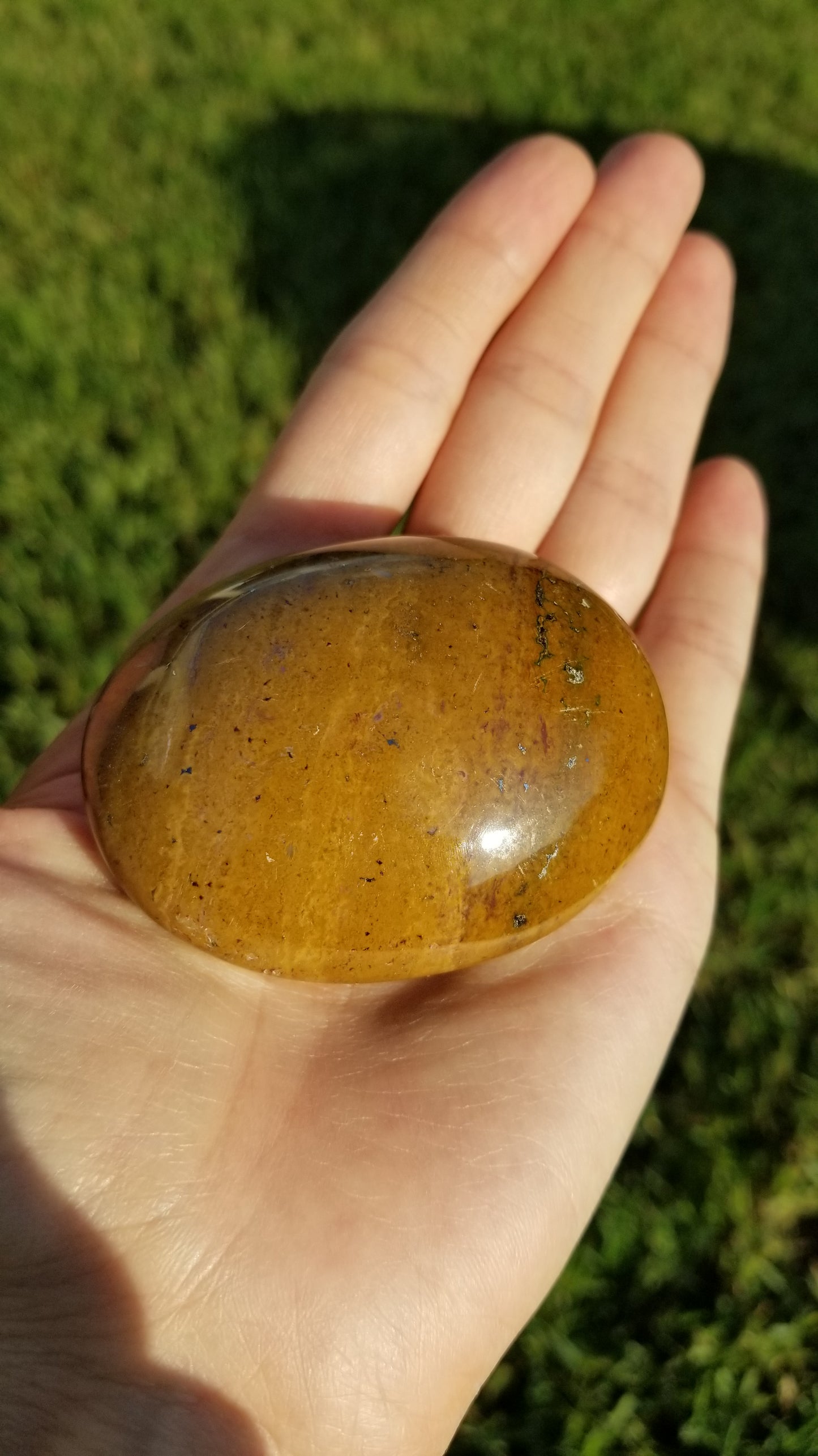 Ocean Jasper Palm Stone (#22)