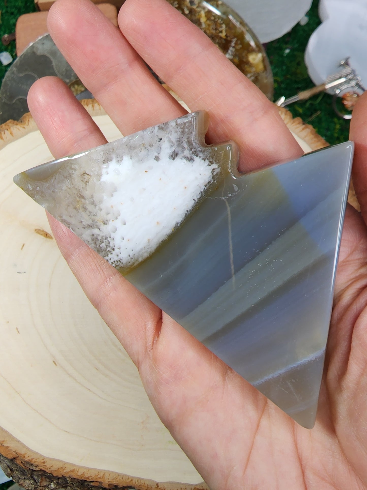Druzy Agate Mountains