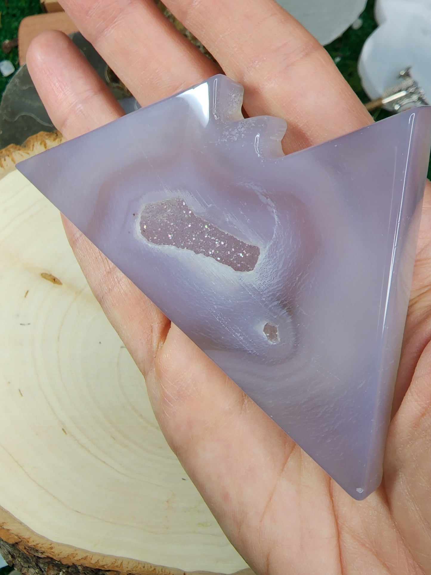 Druzy Agate Mountains