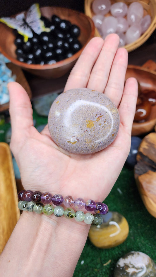 Ocean Jasper Palm Stone (#23)