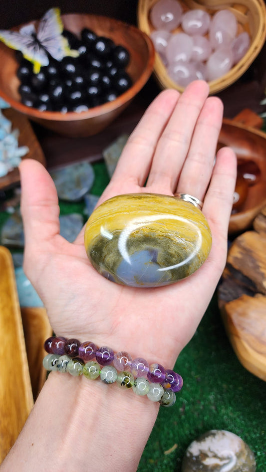 Ocean Jasper Palm Stone (#24)