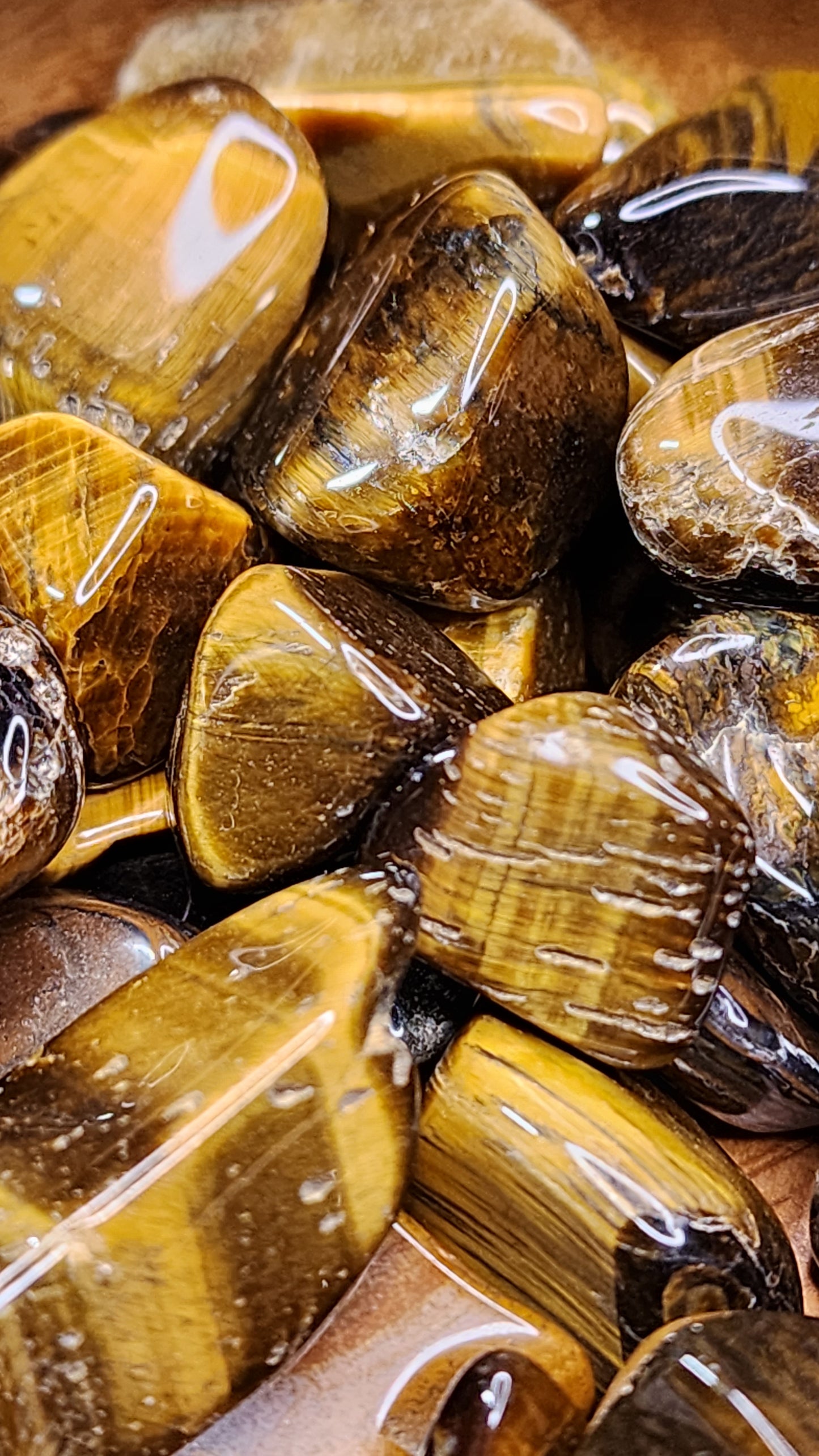 Tiger's Eye Tumbles