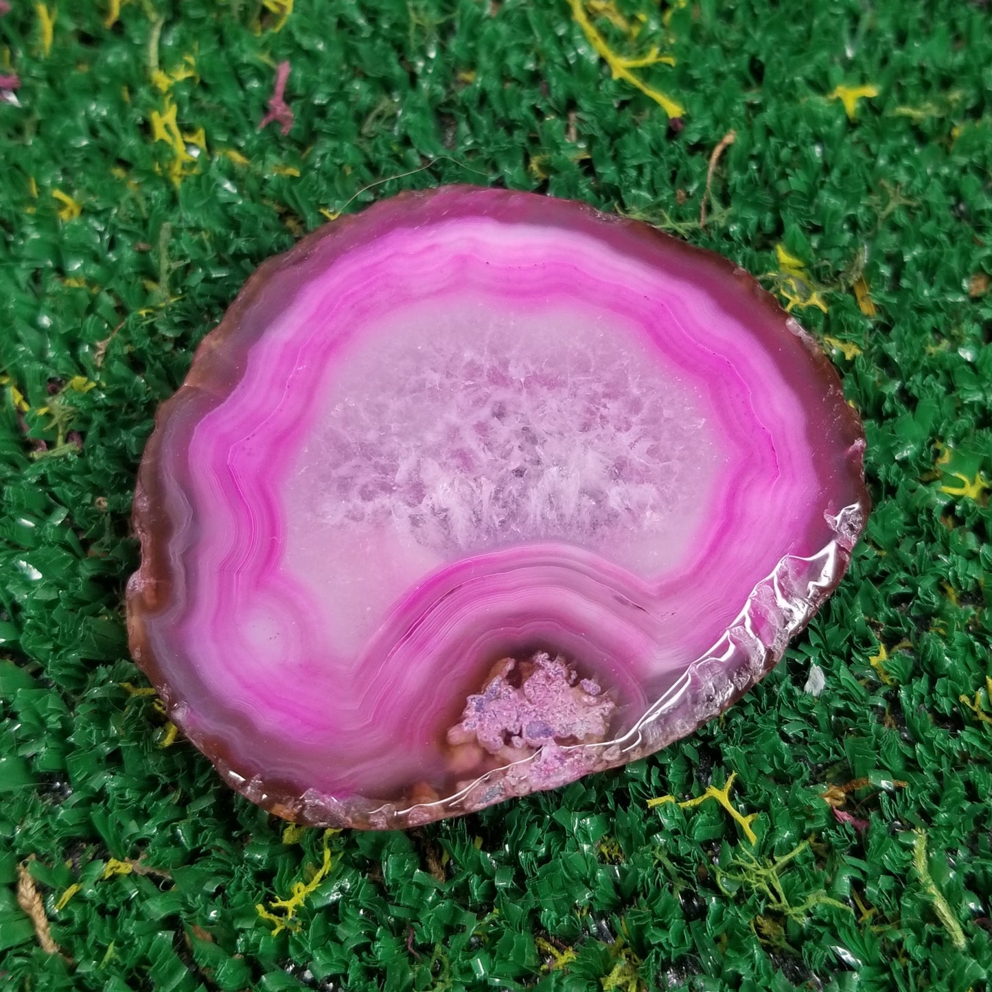 Pink Agate Slice 2