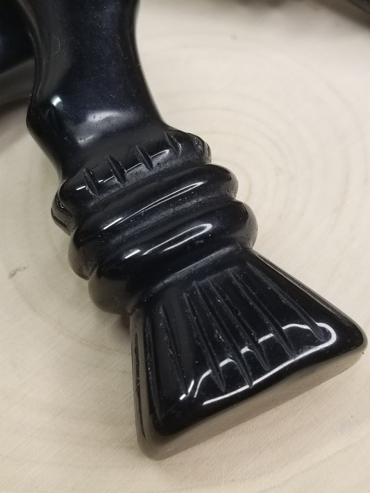 Black Obsidian Witchy Brooms