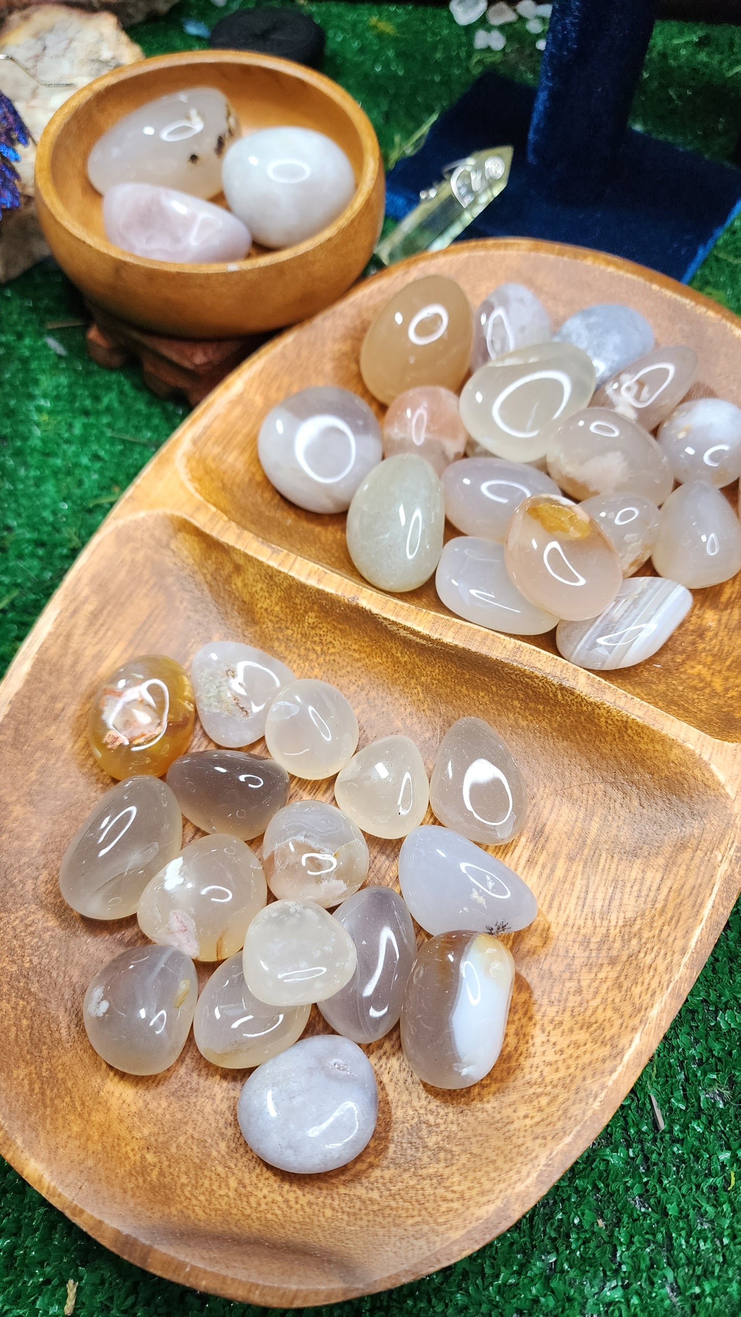 Flower Agate Tumbles