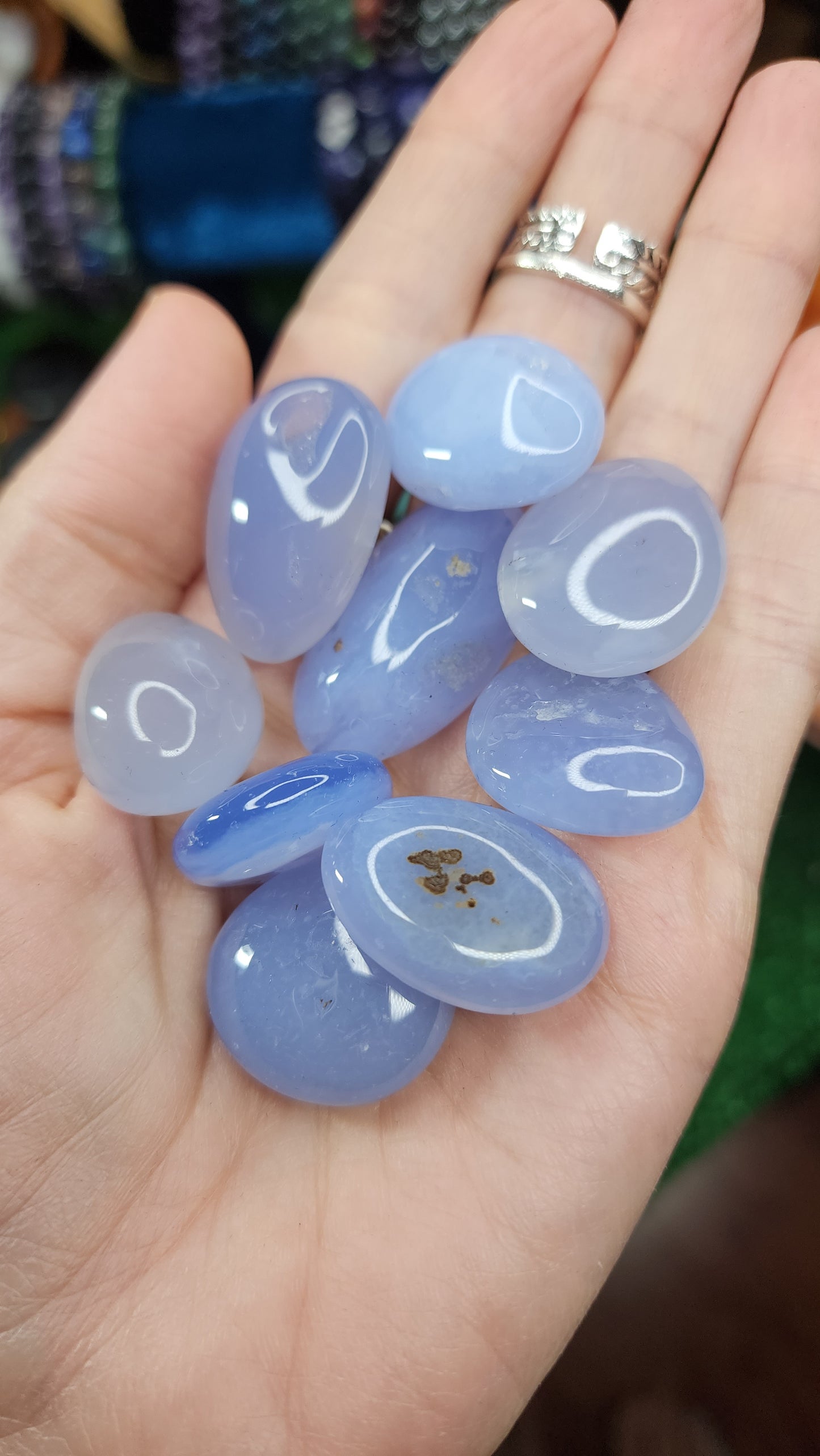 Blue Lace Agate Tumbles