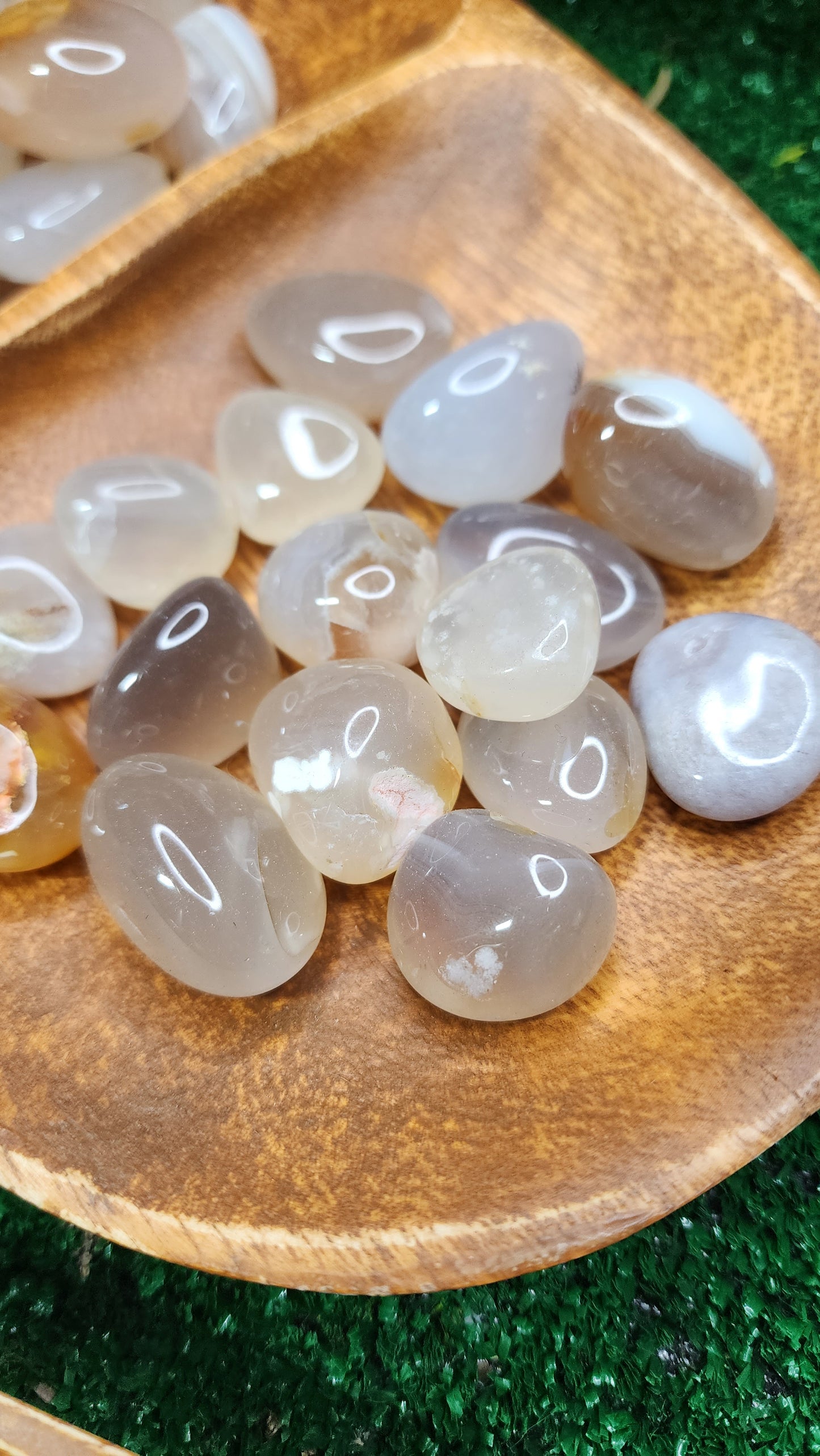 Flower Agate Tumbles