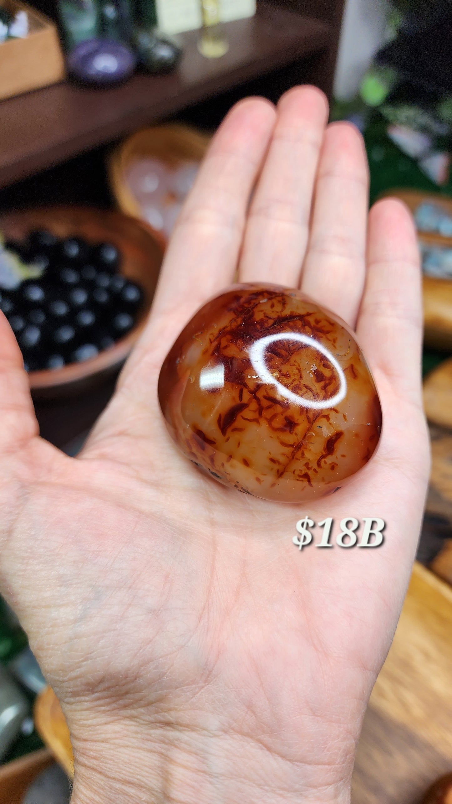 Carnelian Palm Stones 🧡❤️