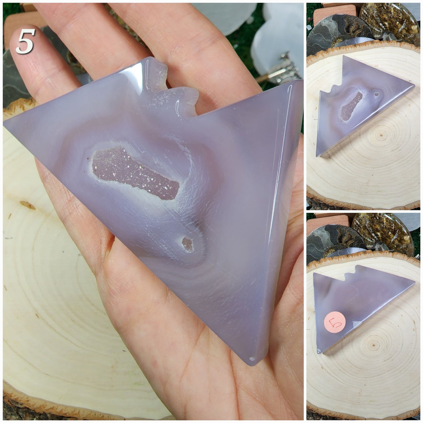 Druzy Agate Mountains
