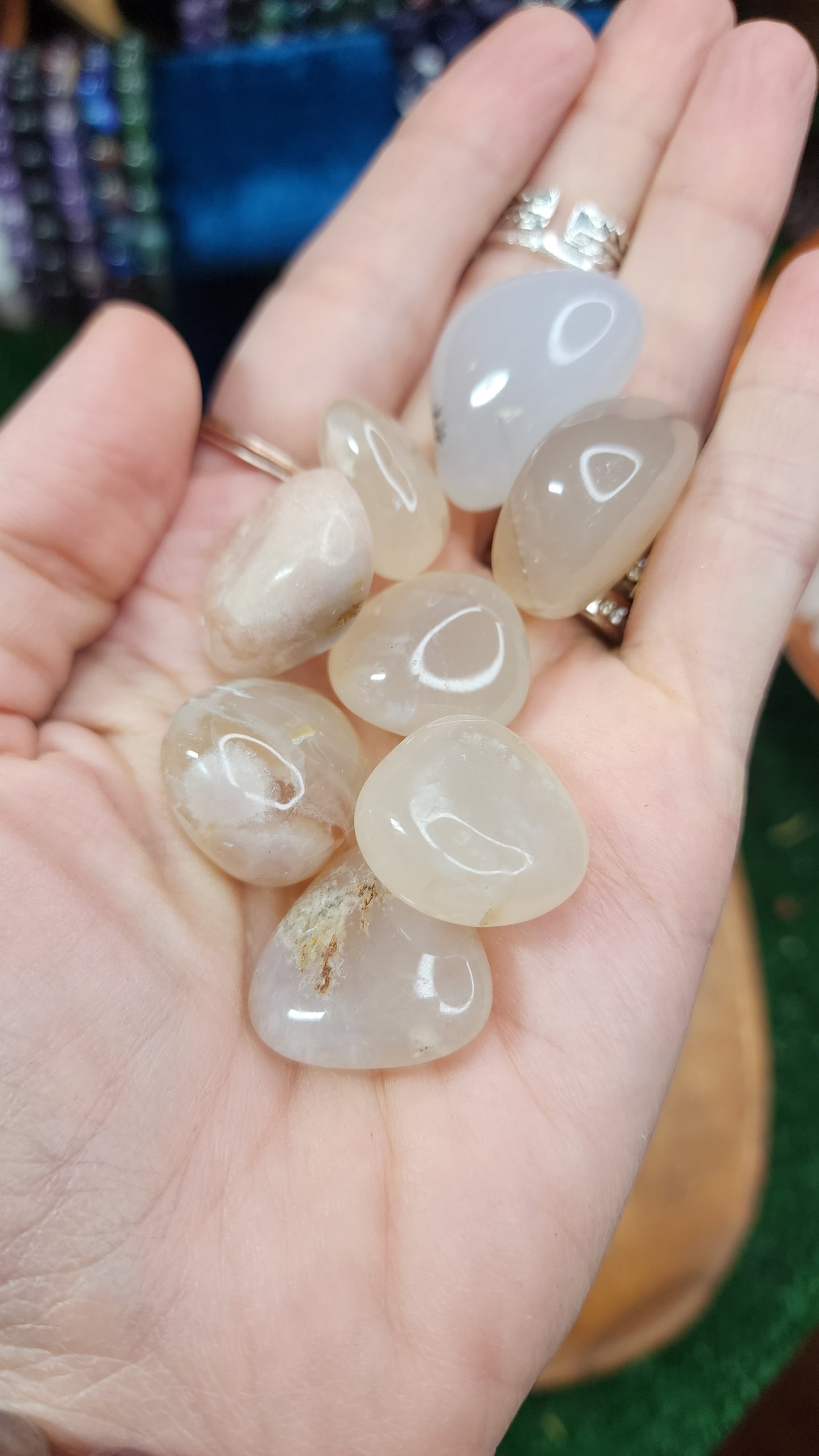 Flower Agate Tumbles