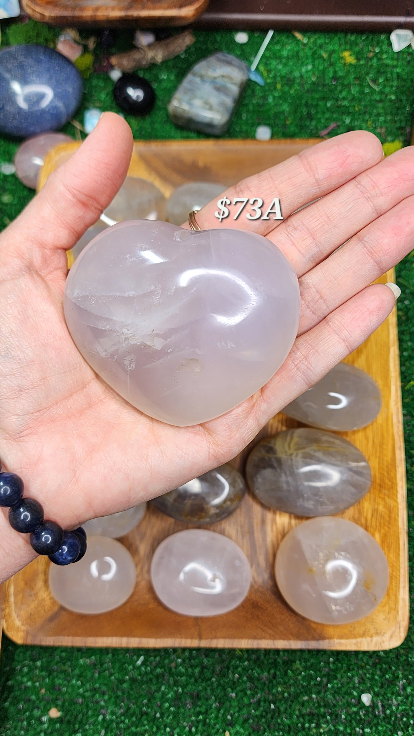 Blue Rose Quartz Hearts 🌹💙