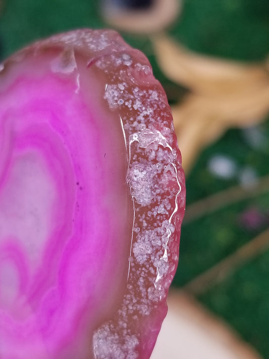 Pink Agate Slice 2