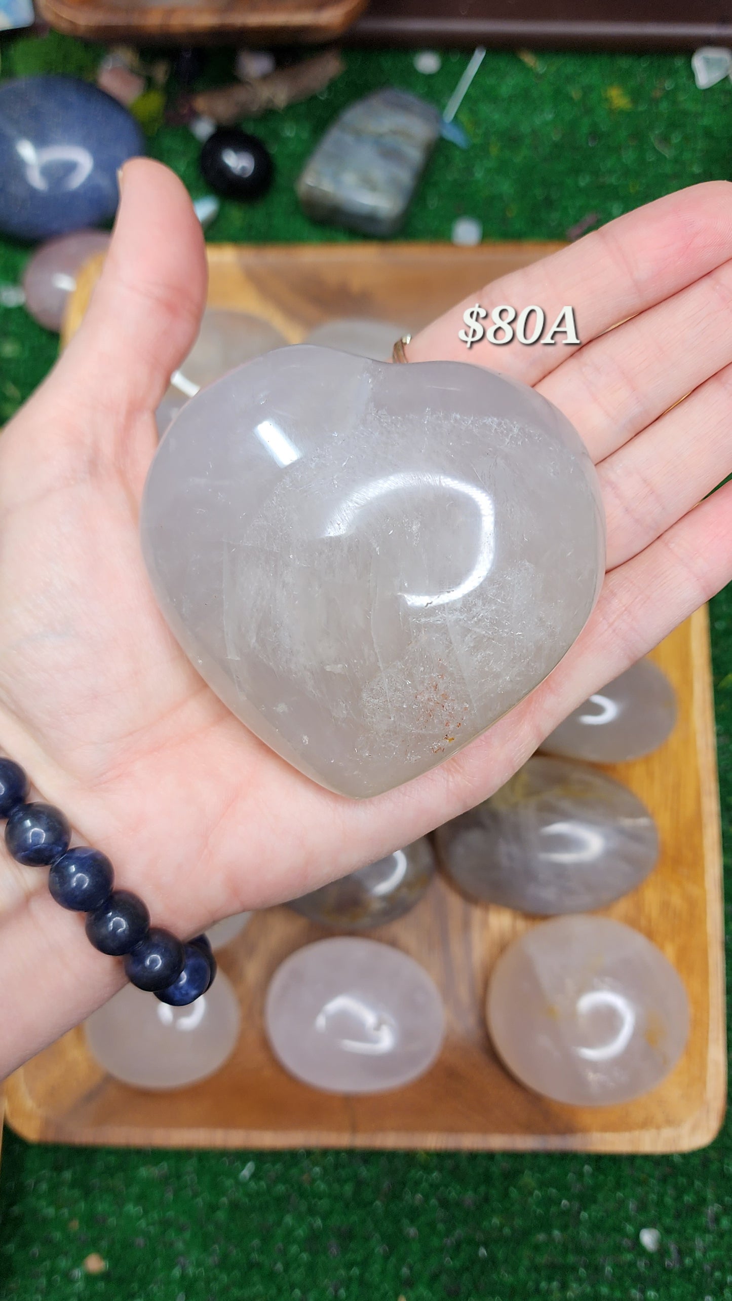Blue Rose Quartz Hearts 🌹💙