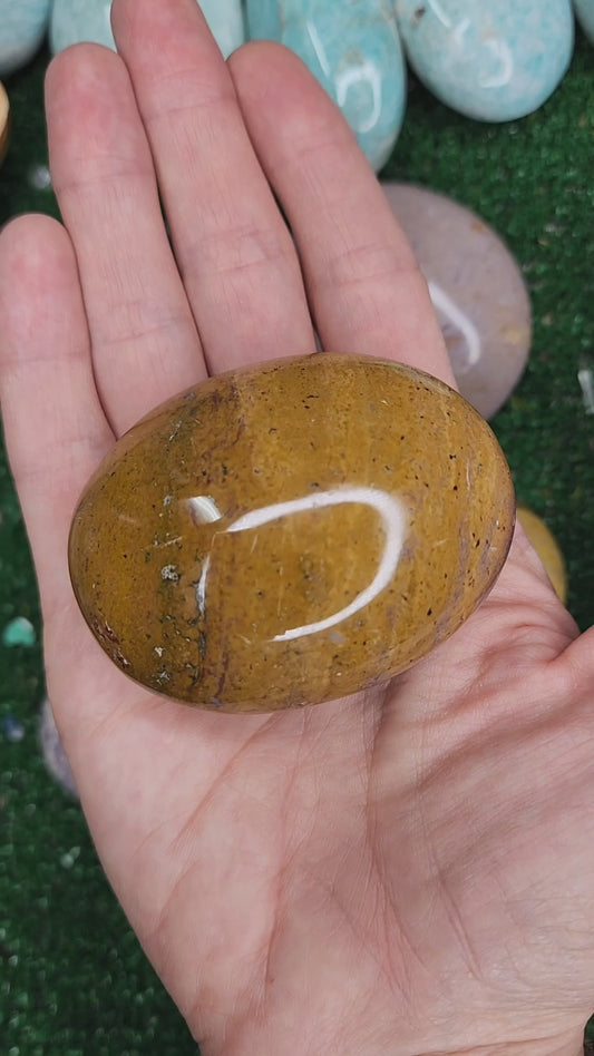 Ocean Jasper Palm Stone (#22)